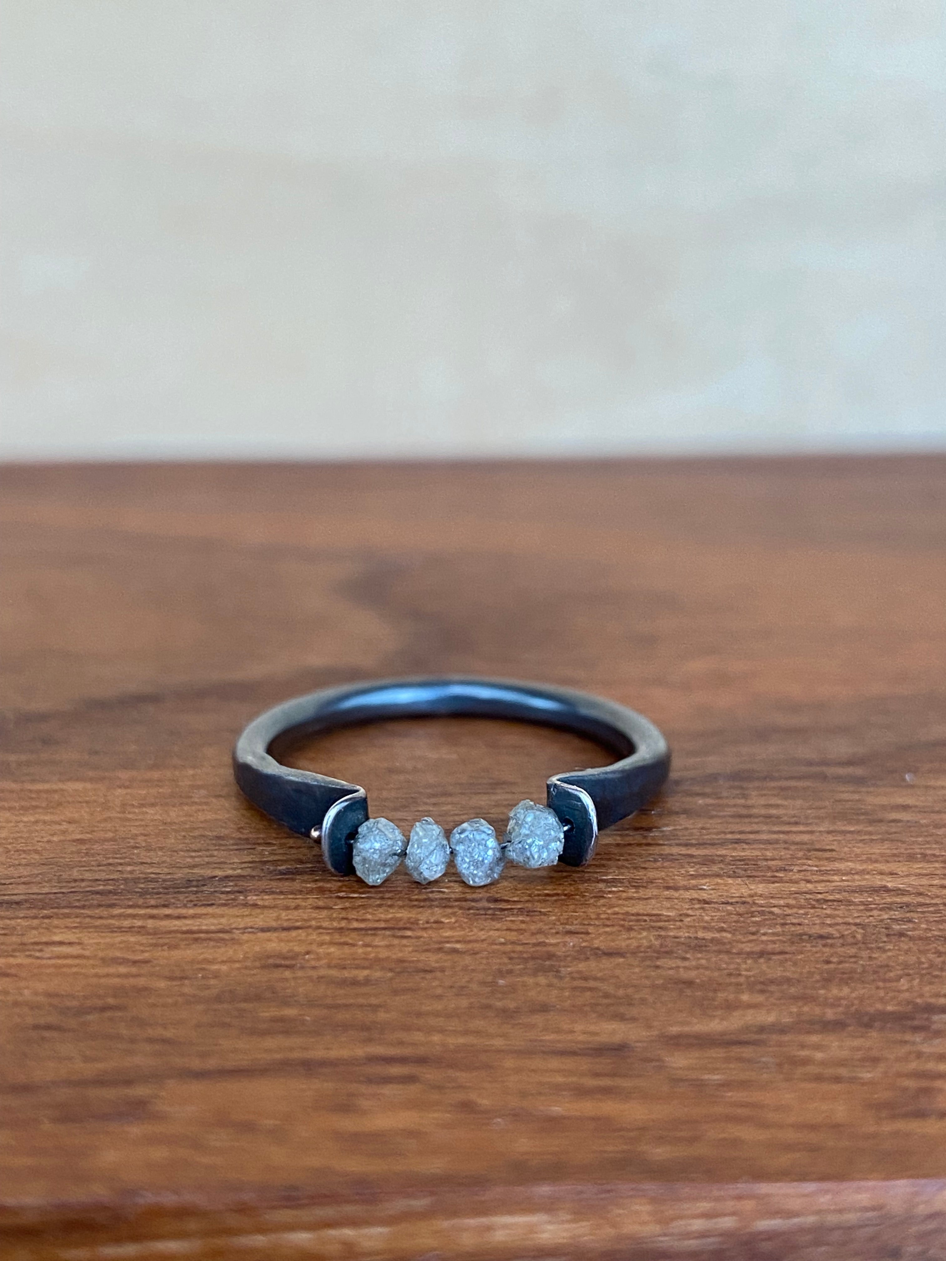 Elle Naz- Rough Diamond Ring