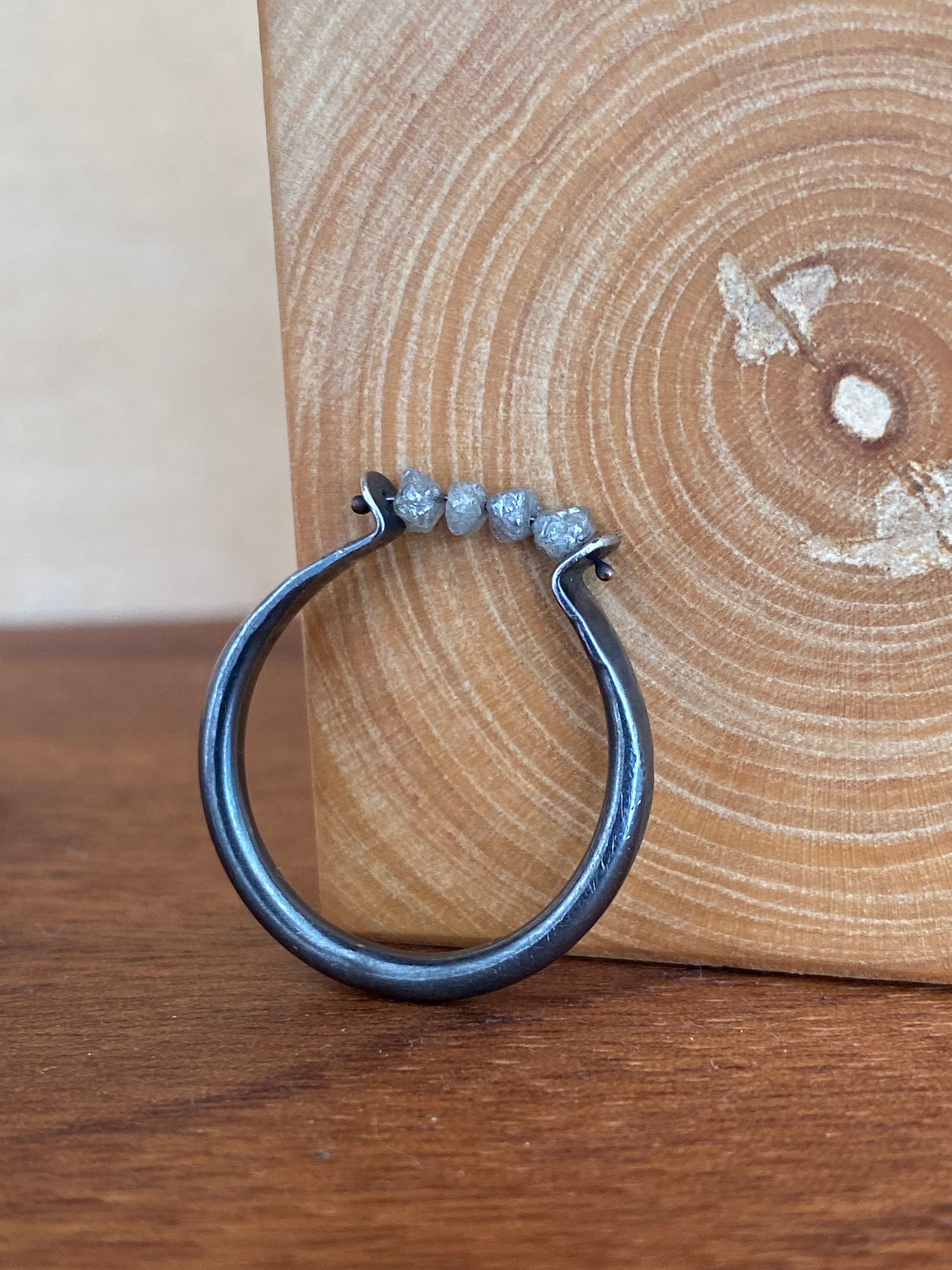 Elle Naz- Rough Diamond Ring