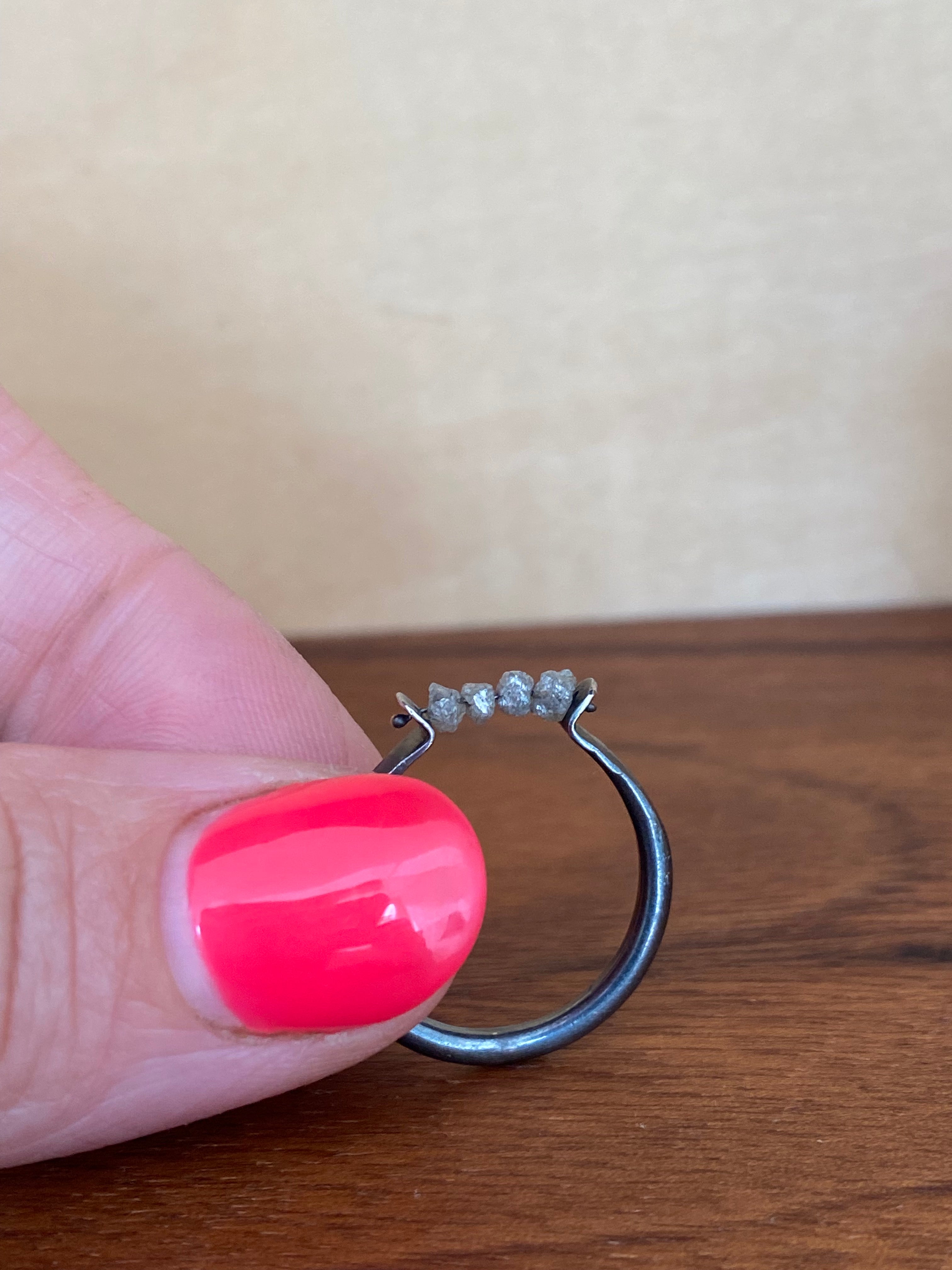 Elle Naz- Rough Diamond Ring