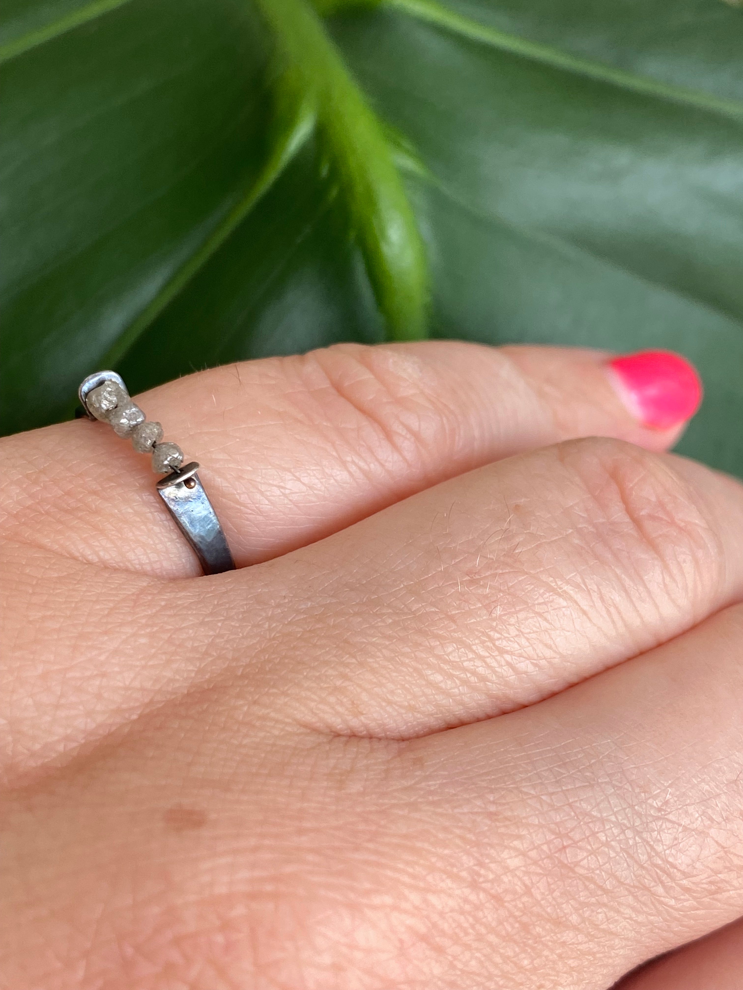 Elle Naz- Rough Diamond Ring
