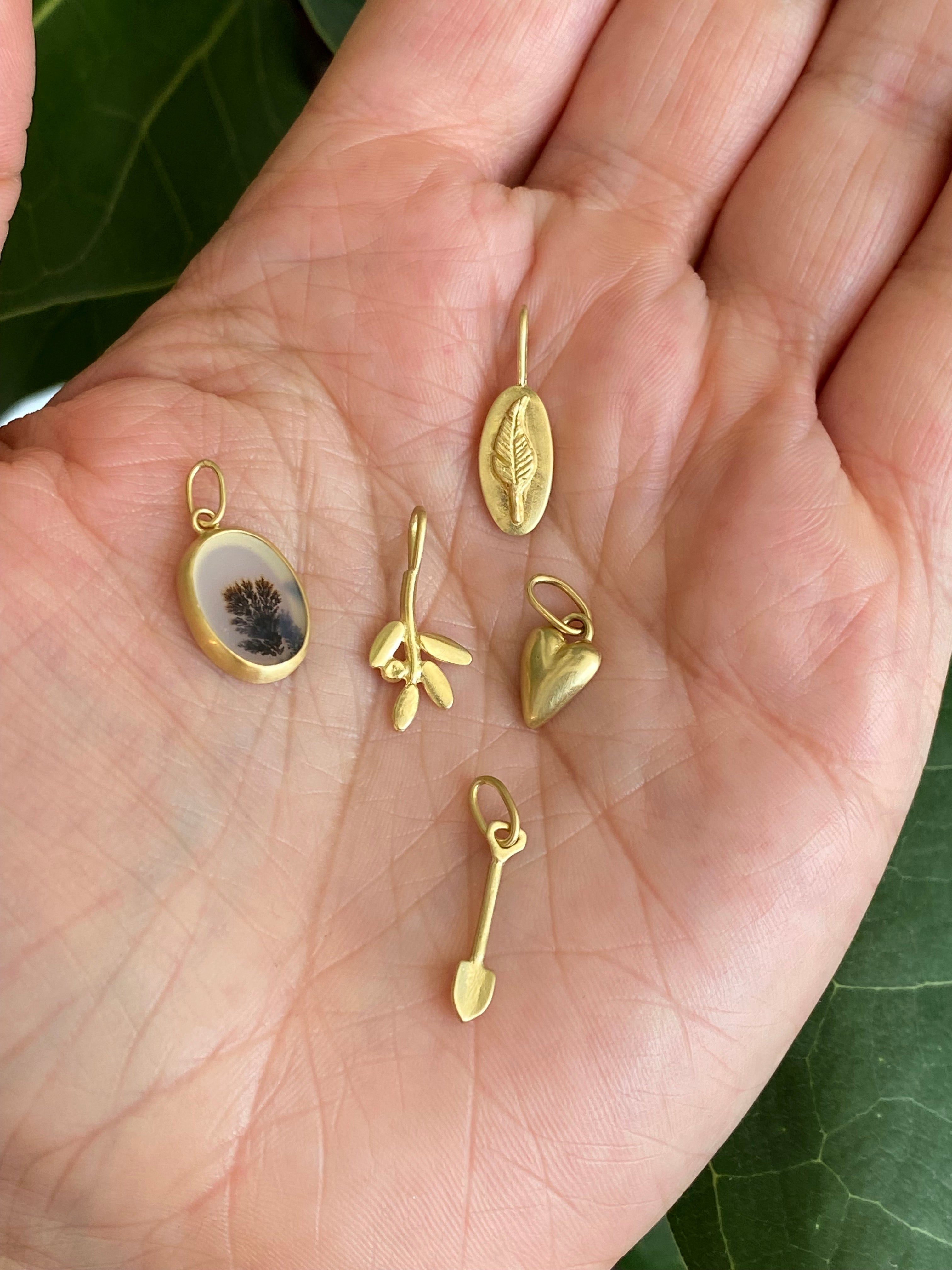 Monica Marcella- Radiating Fern Dendrite Pendant