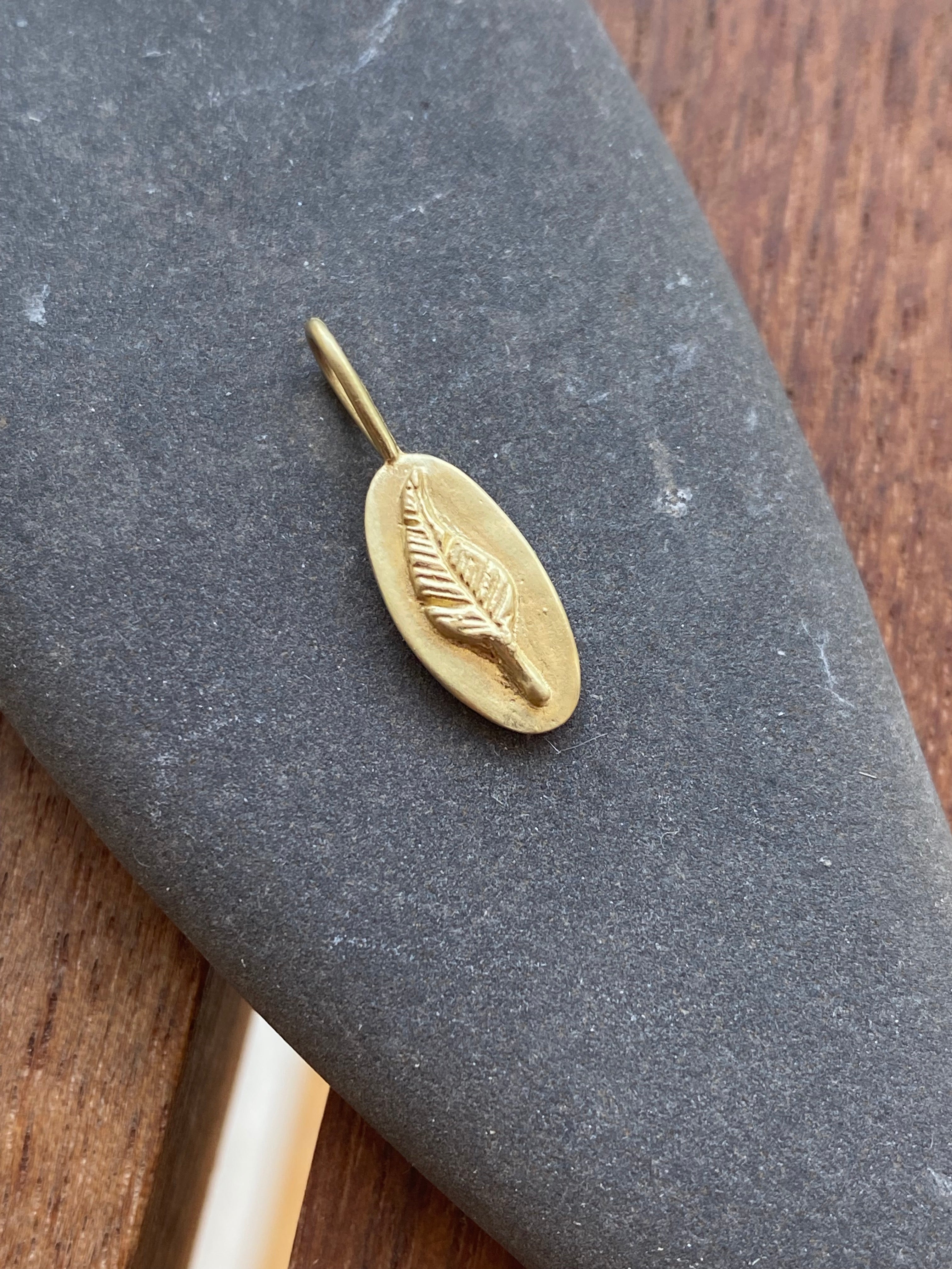 Monica Marcella- Milagros Charm- Pluma Pendant