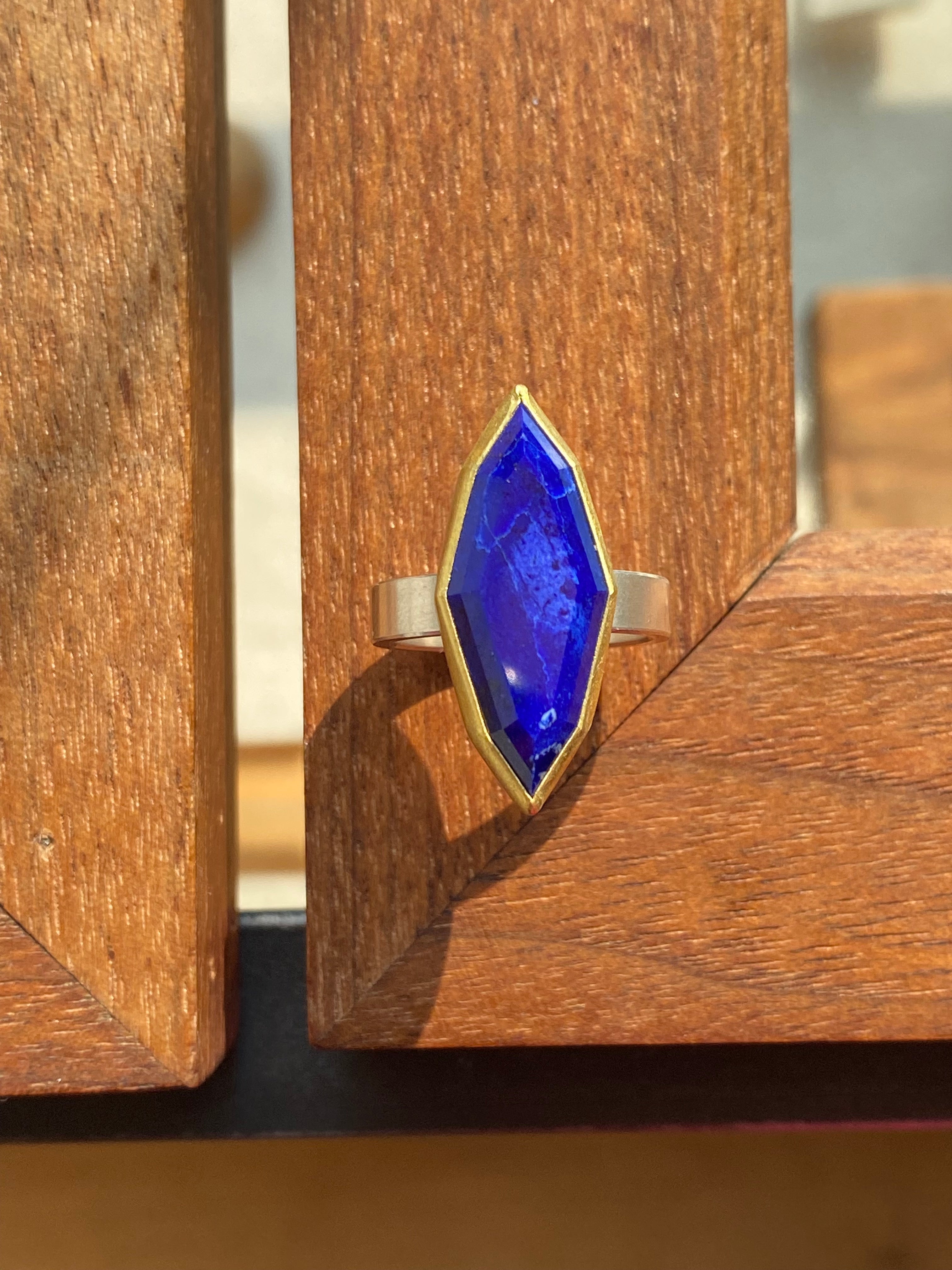 Sam Woehrmann- Lapis Tablet Ring