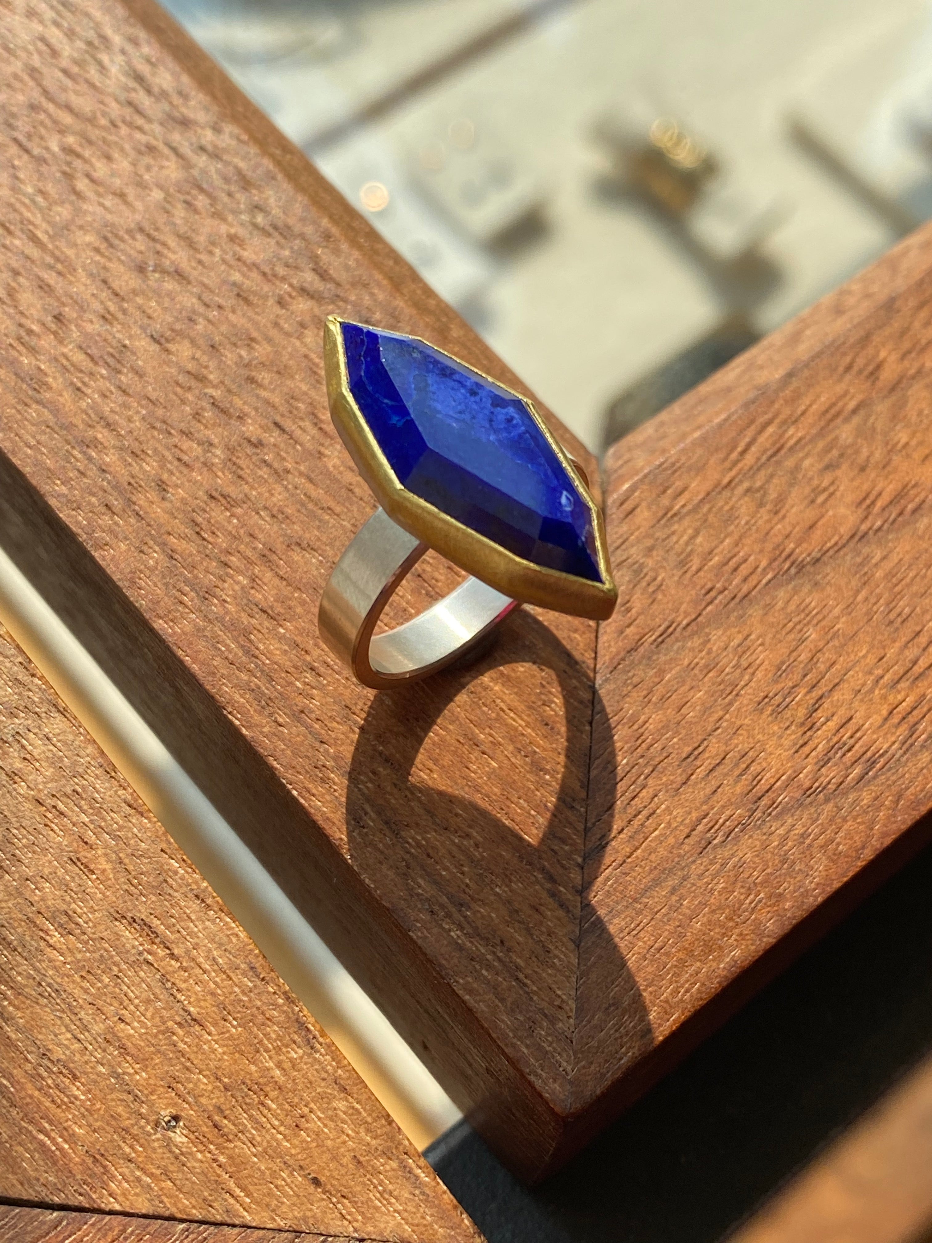 Sam Woehrmann- Lapis Tablet Ring
