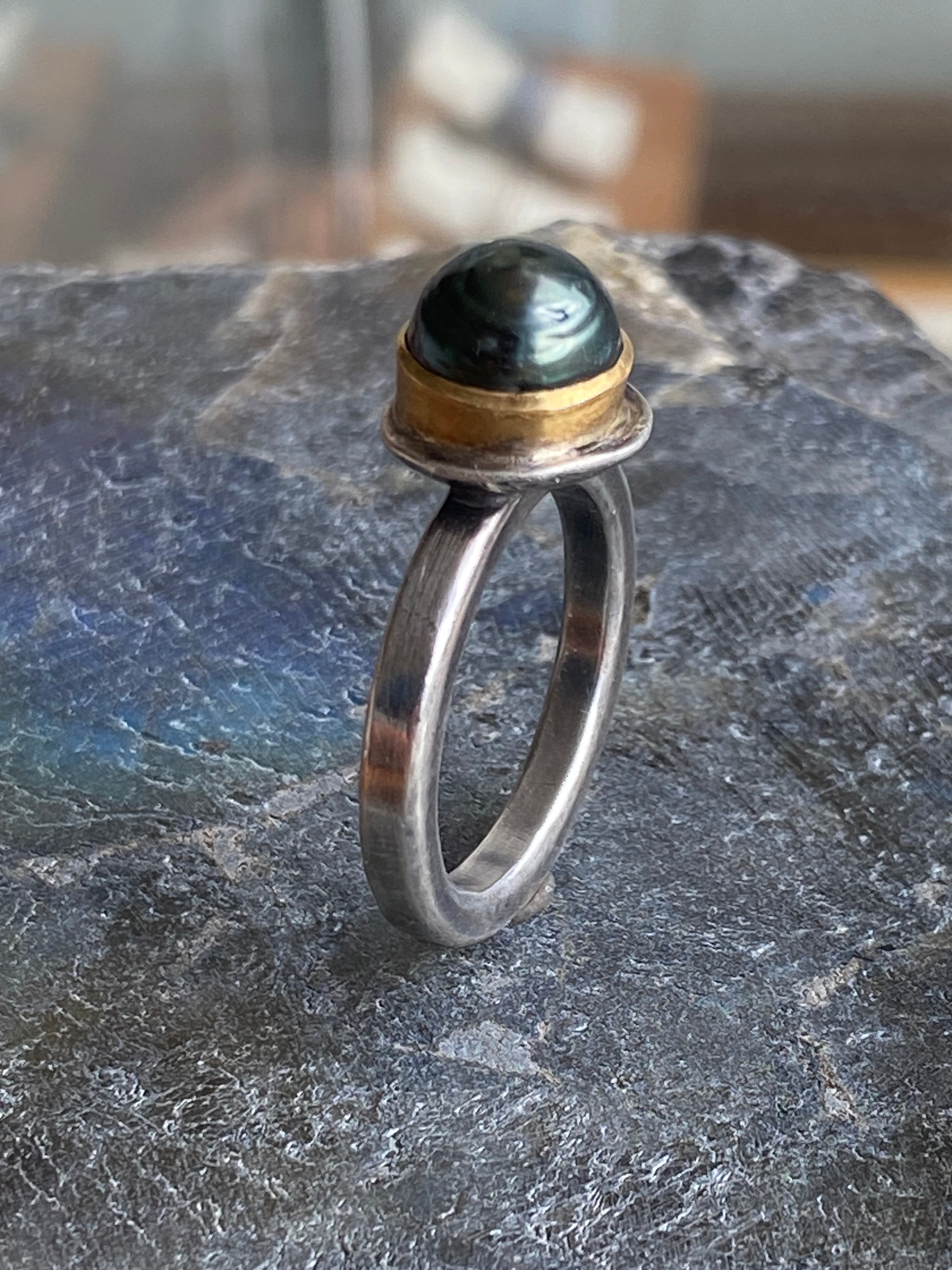 YFarmani Jewelry- Tahitian Pearl Ring