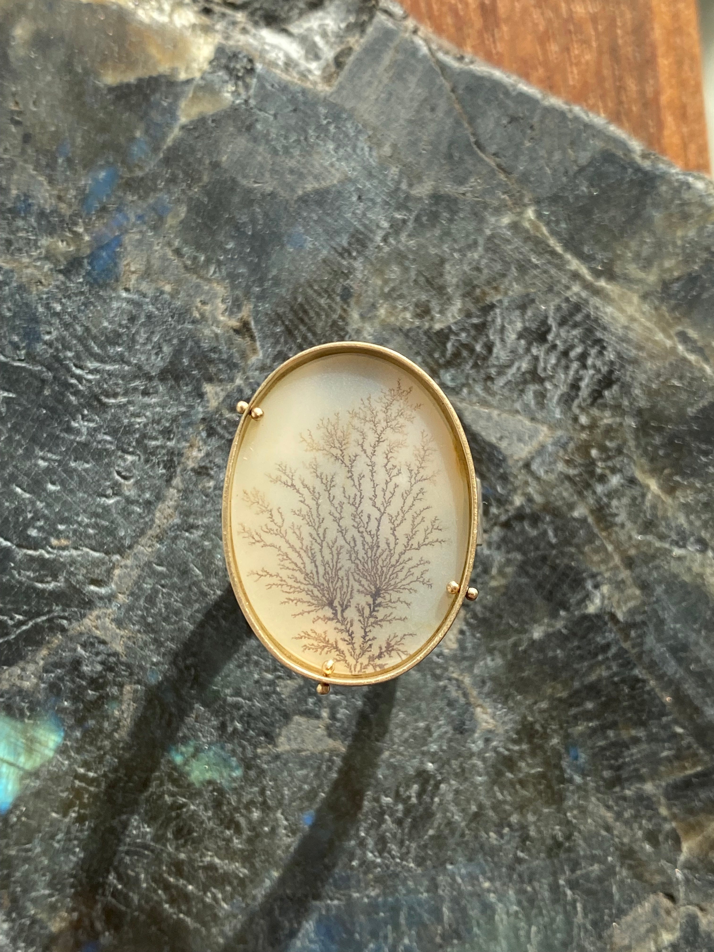 Hilary Finck- Dendritic Agate Ring