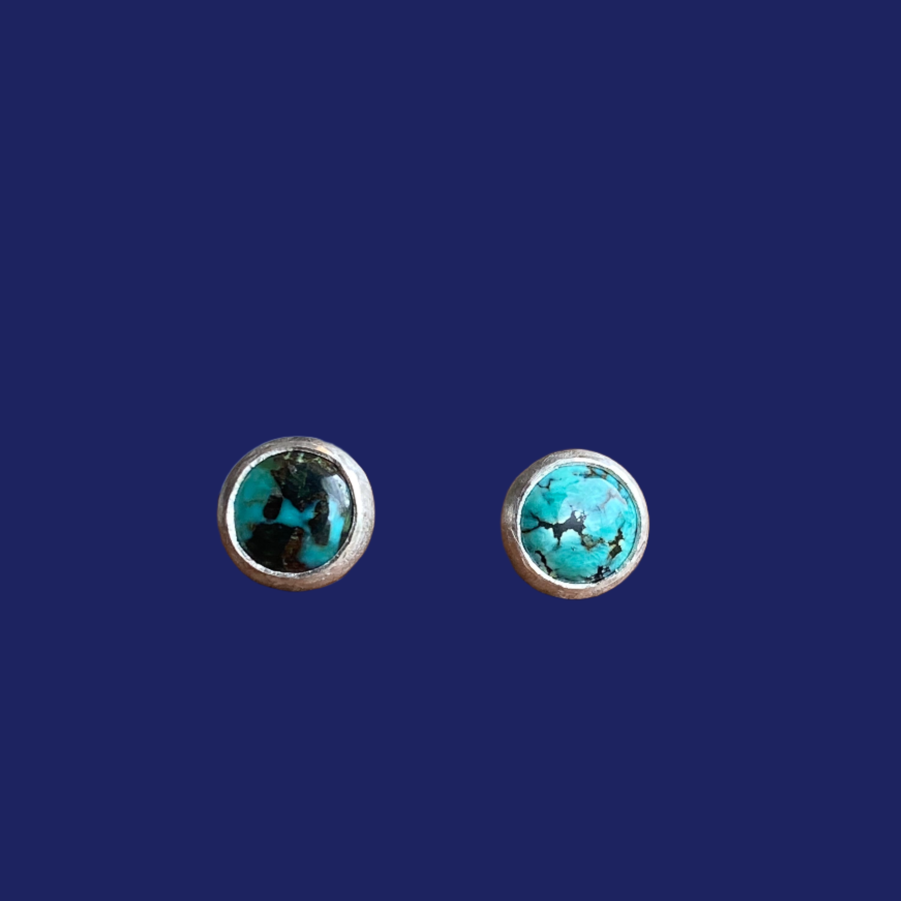 Siedra Loeffler- Dramatic Turquoise Stud Earrings