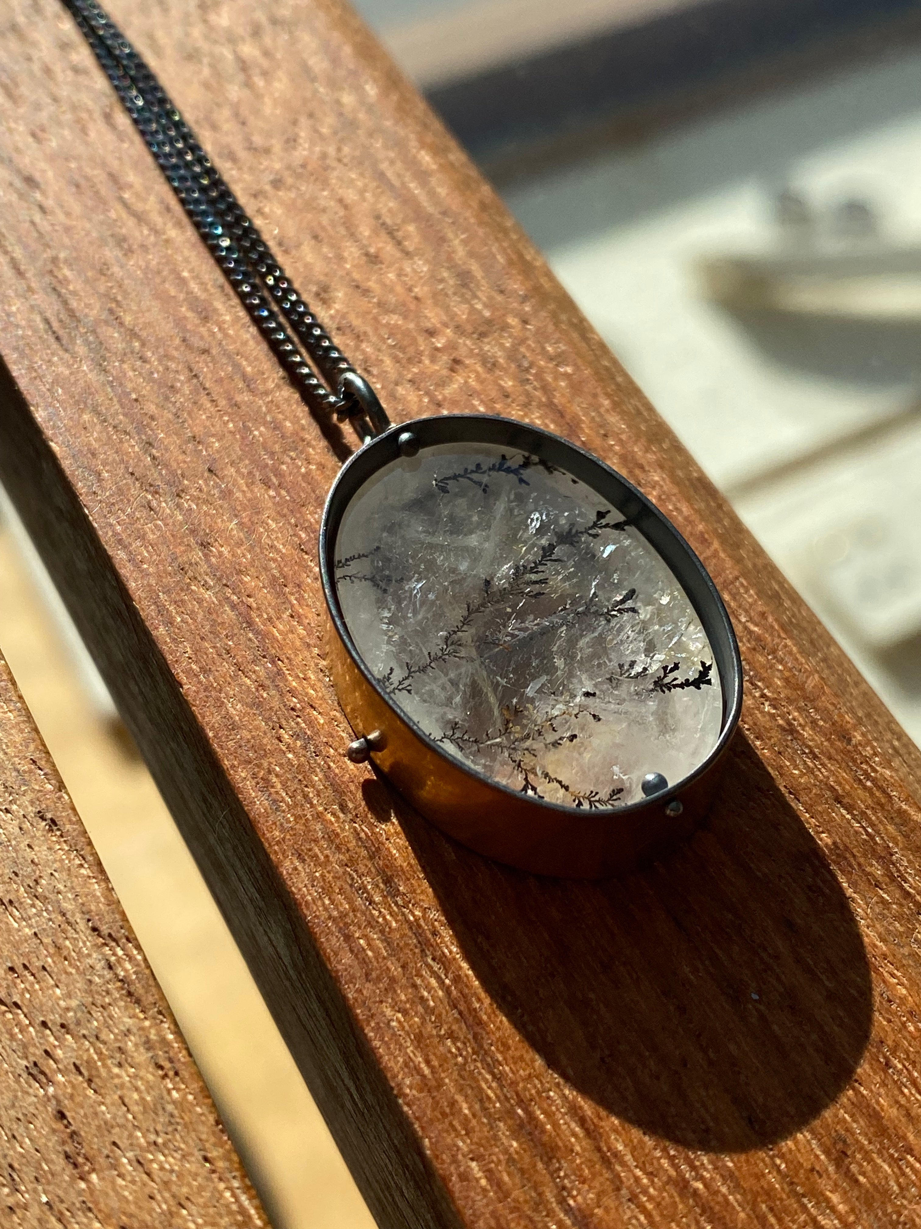 Hilary Finck- Dendritic Agate Necklace