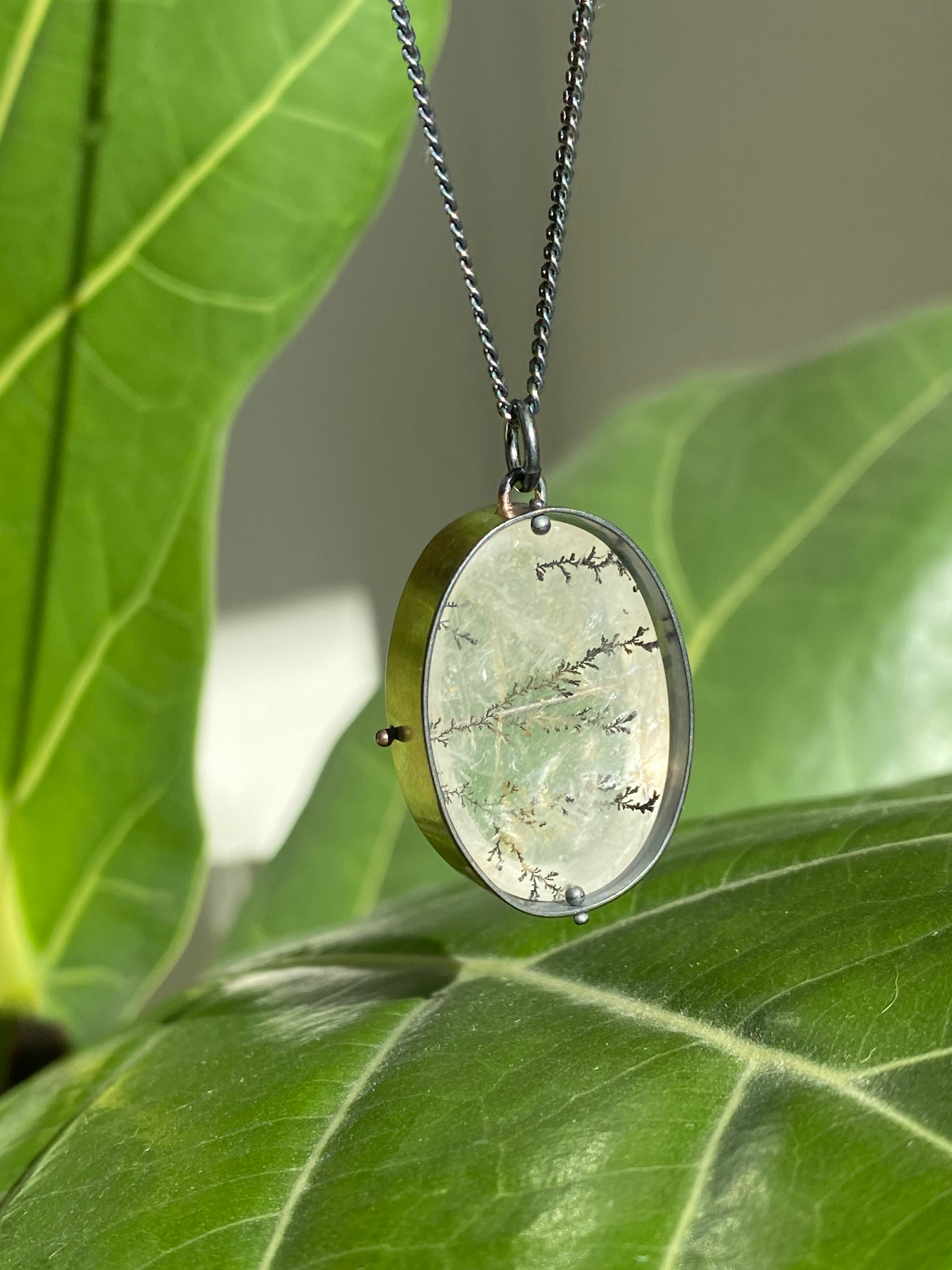 Hilary Finck- Dendritic Agate Necklace