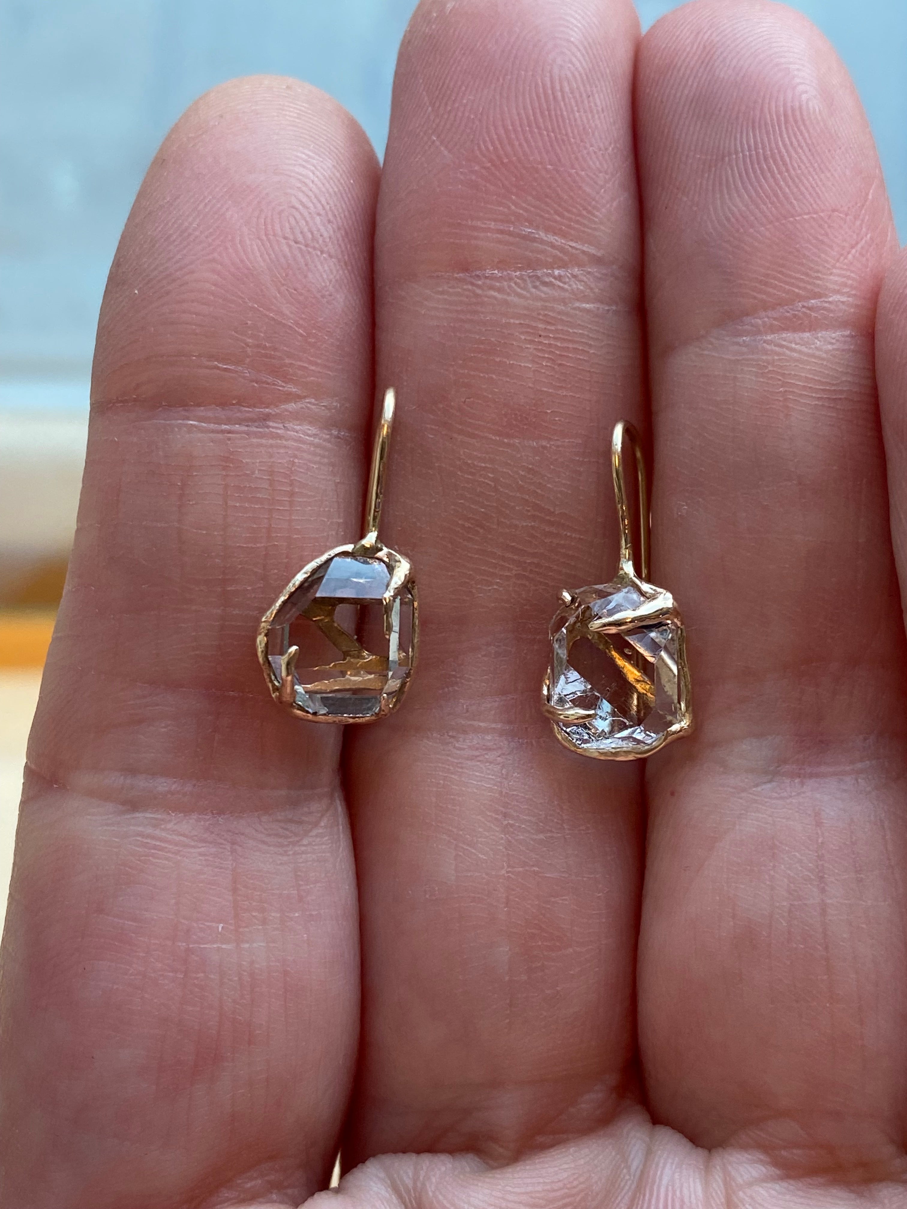 Elle Naz- Herkimer Diamond Earrings