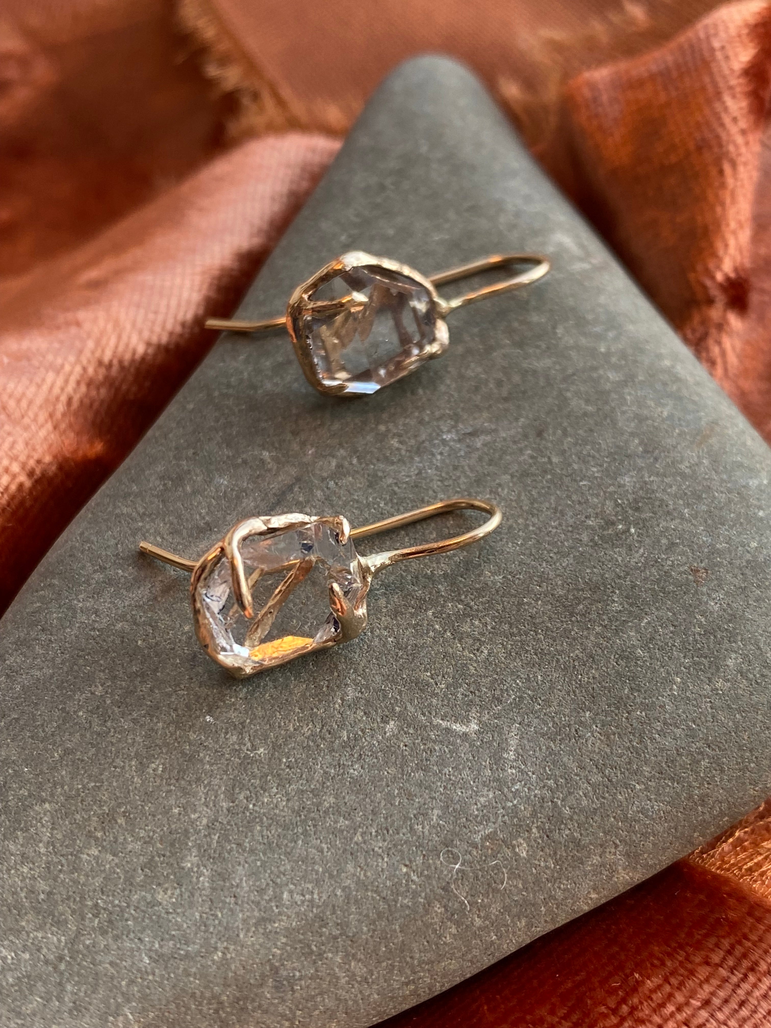 Elle Naz- Herkimer Diamond Earrings