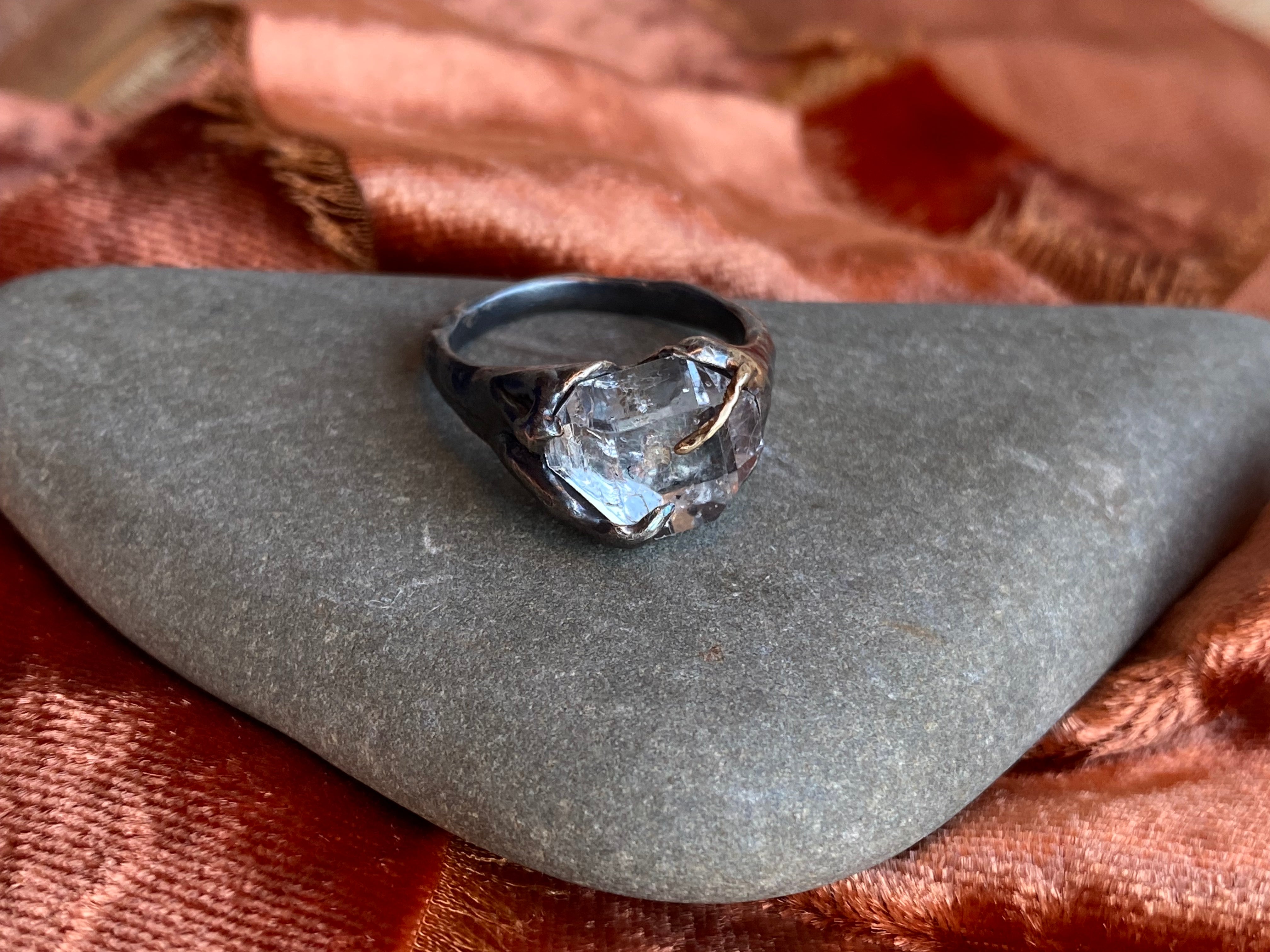 Elle Naz- Herkimer Diamond Ring