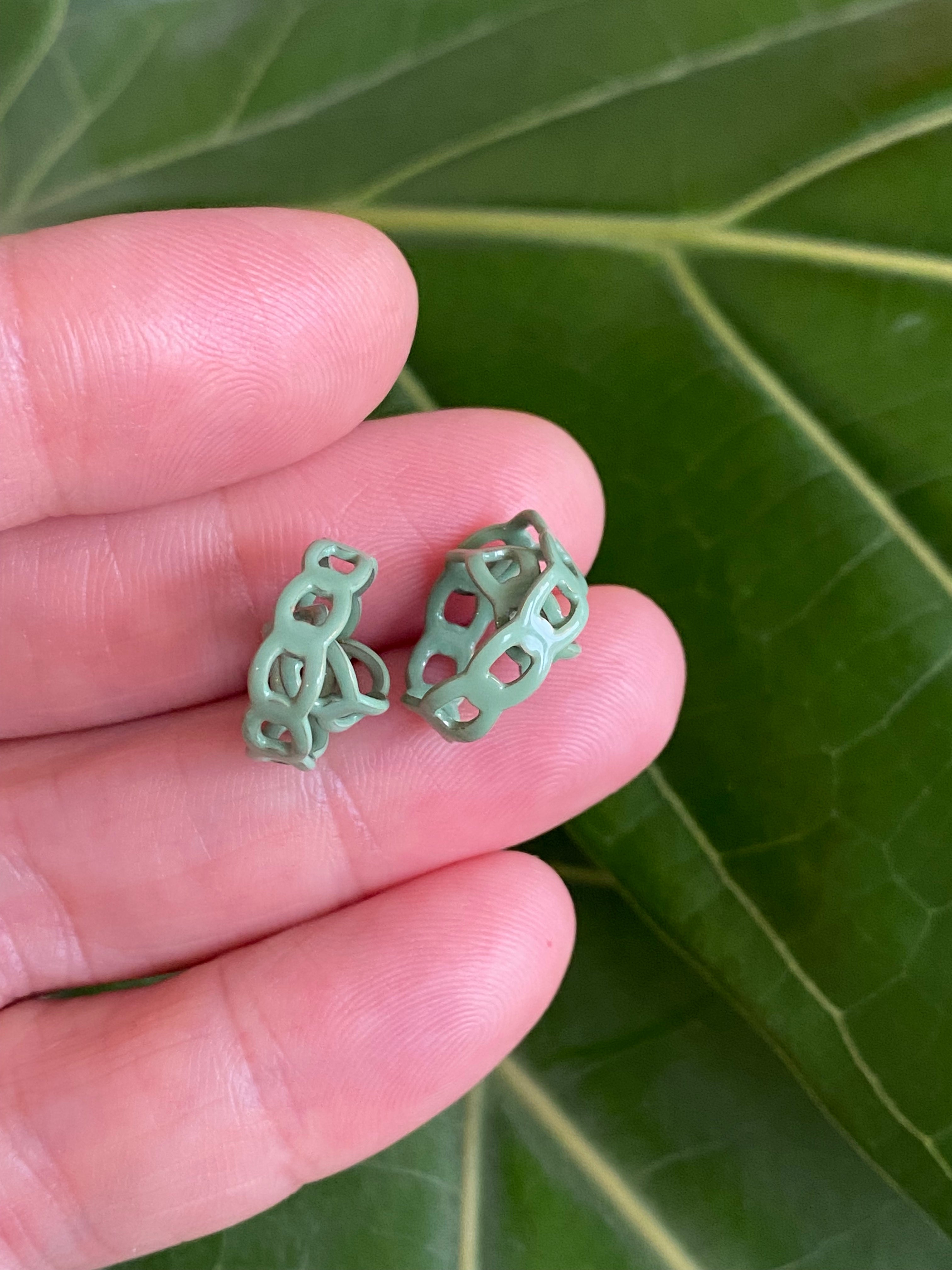Ashley Buchanan- Chain Knot Stud Earrings