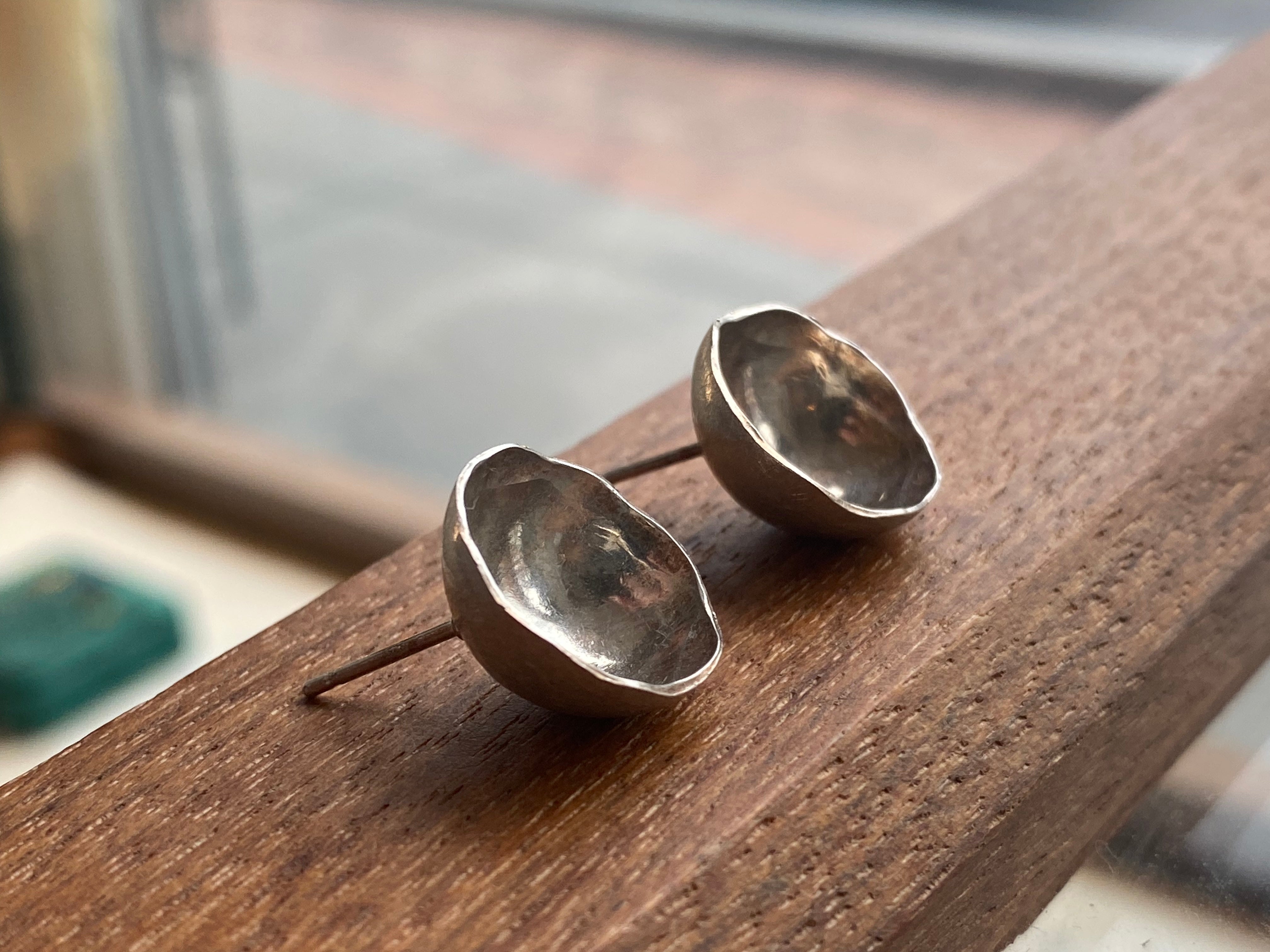 Siedra Loeffler- Irregular Bowl Stud