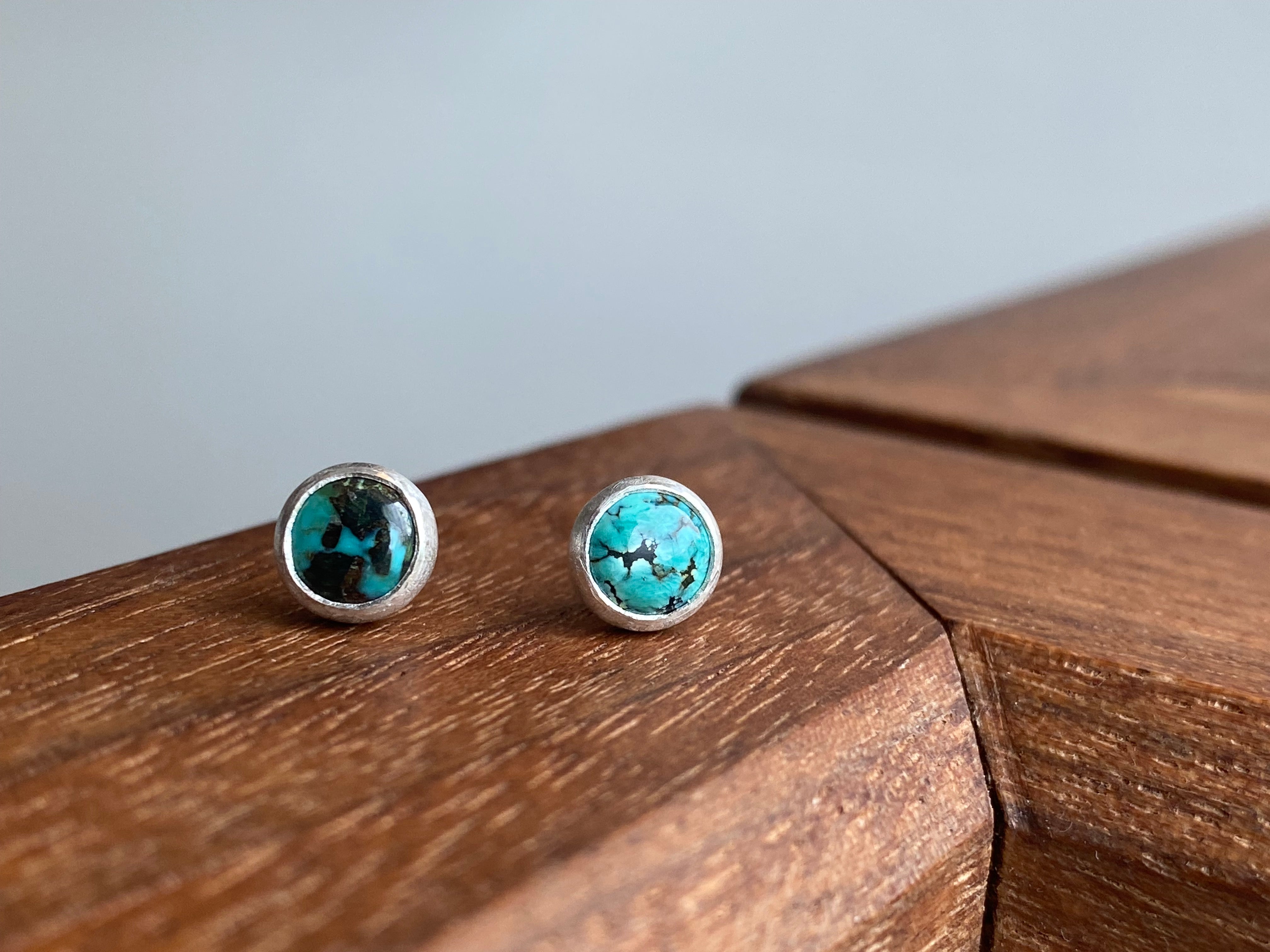 Siedra Loeffler- Dramatic Turquoise Stud Earrings