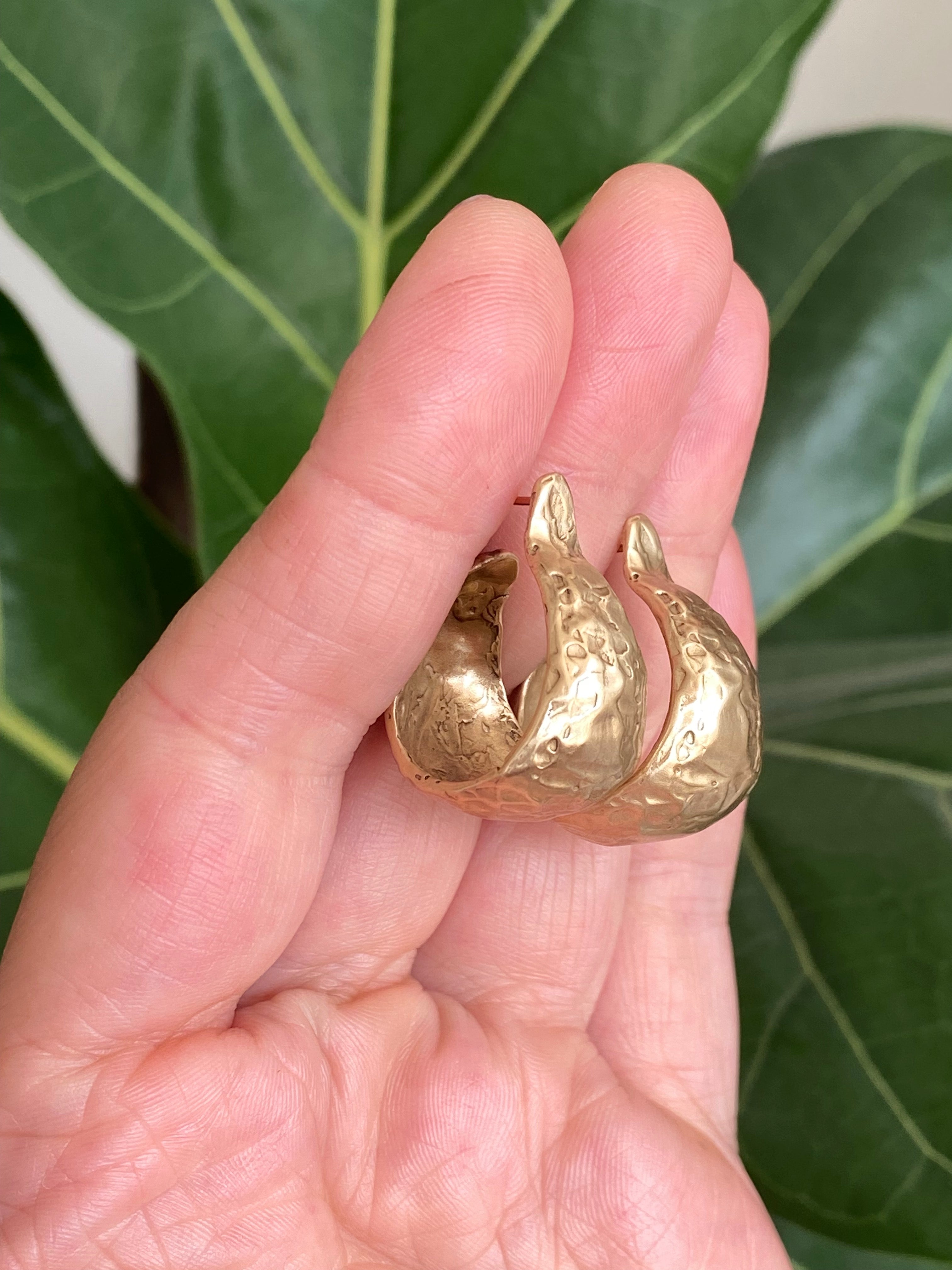 Julie Cohn- Pomelo Bronze Hoop Earring