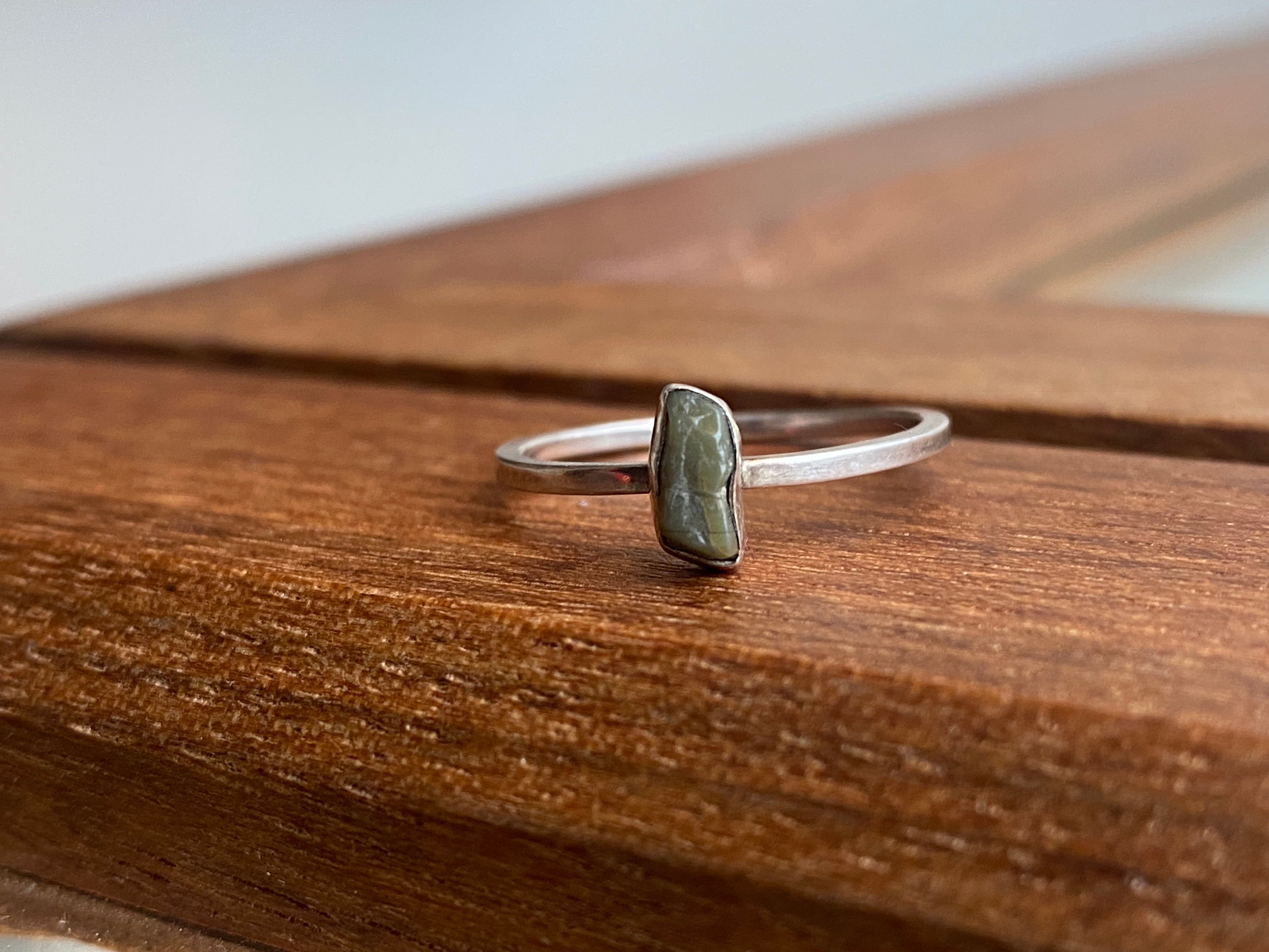 Koedyker Crafted- California Jade Stacking Ring