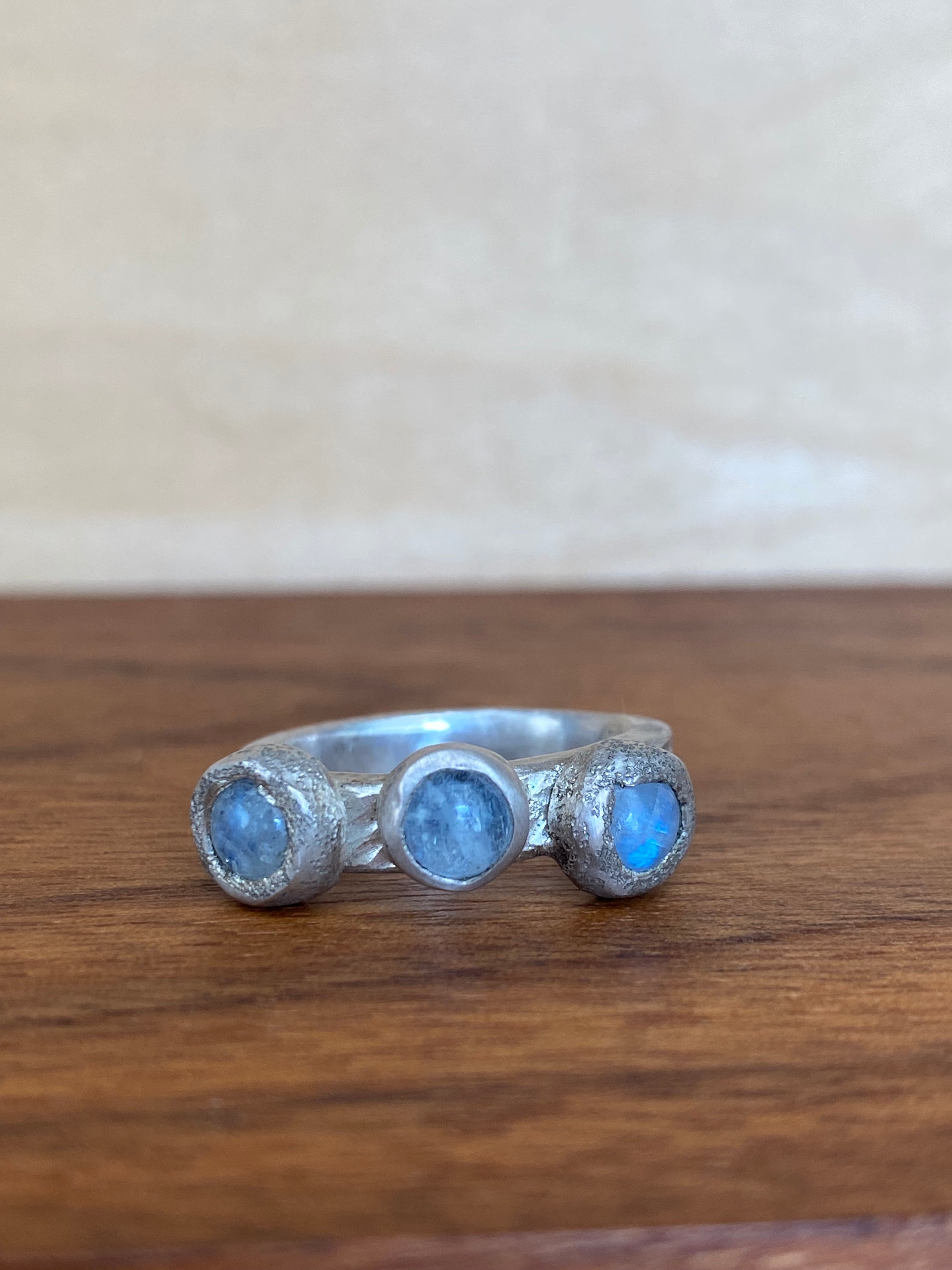 Betty Jäger- Moonstone Trio Ring