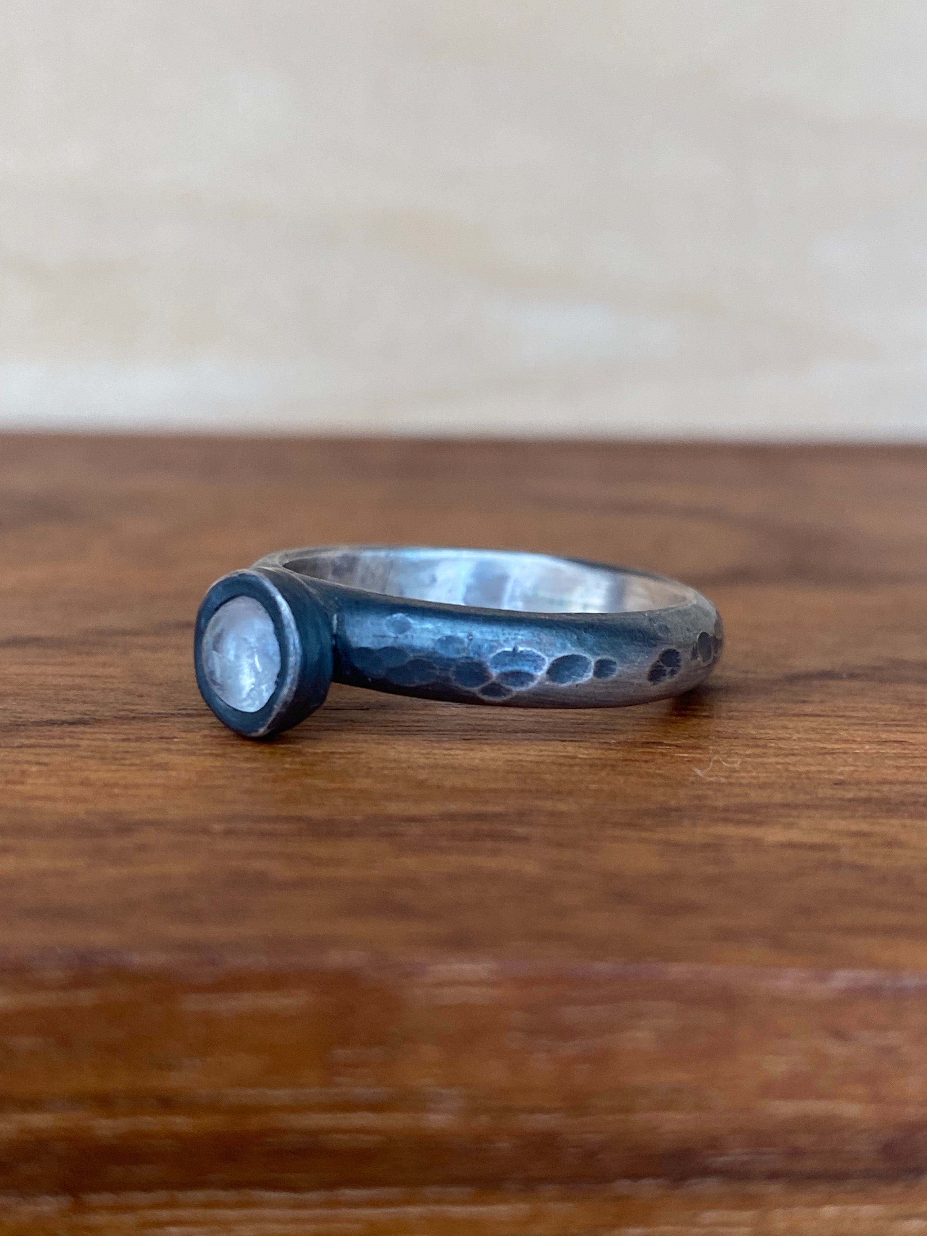 Betty Jäger- Moonstone Solitaire Ring
