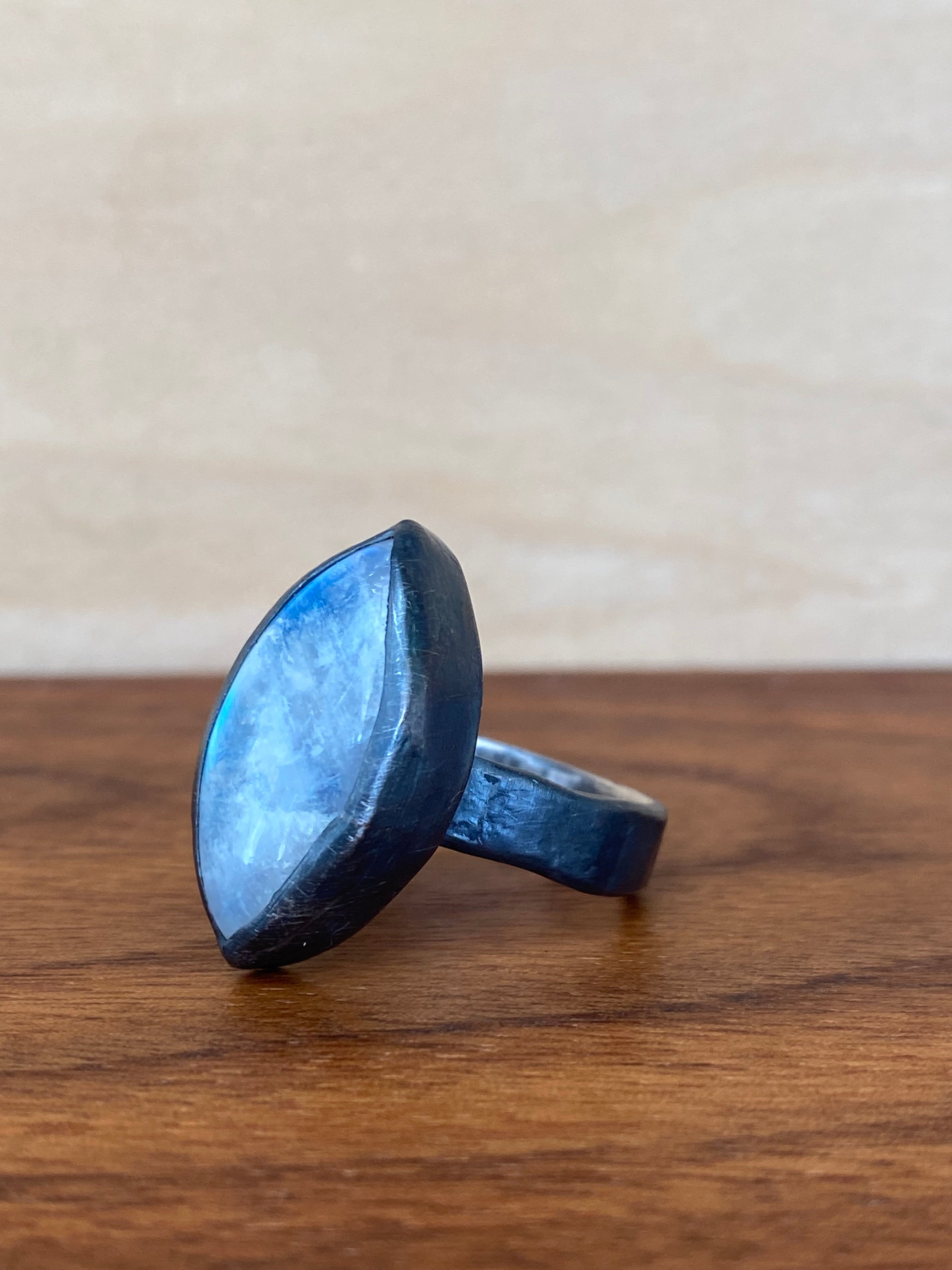 Betty Jäger- Moonstone Marquis Ring
