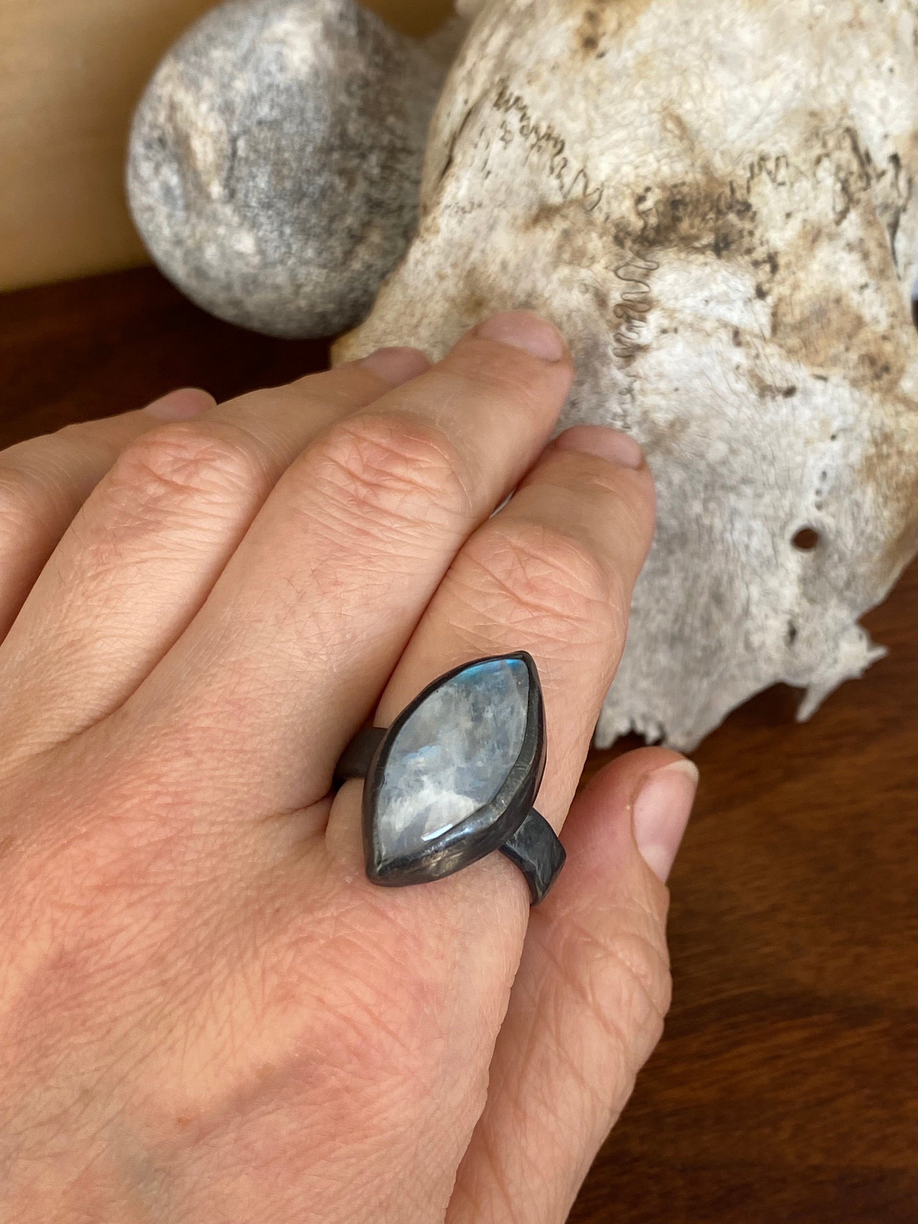 Betty Jäger- Moonstone Marquis Ring