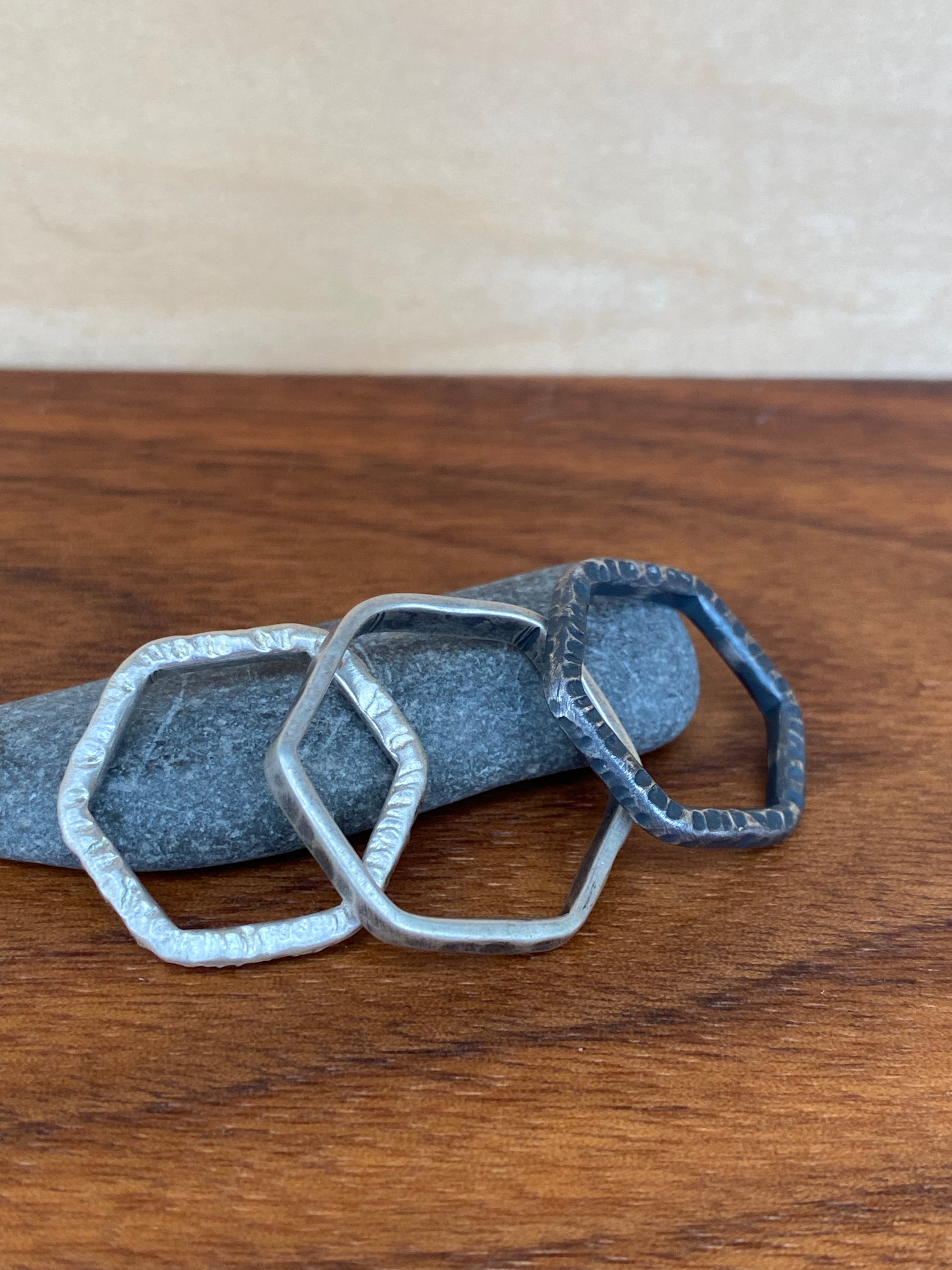 Betty Jäger- Hexagon Rings