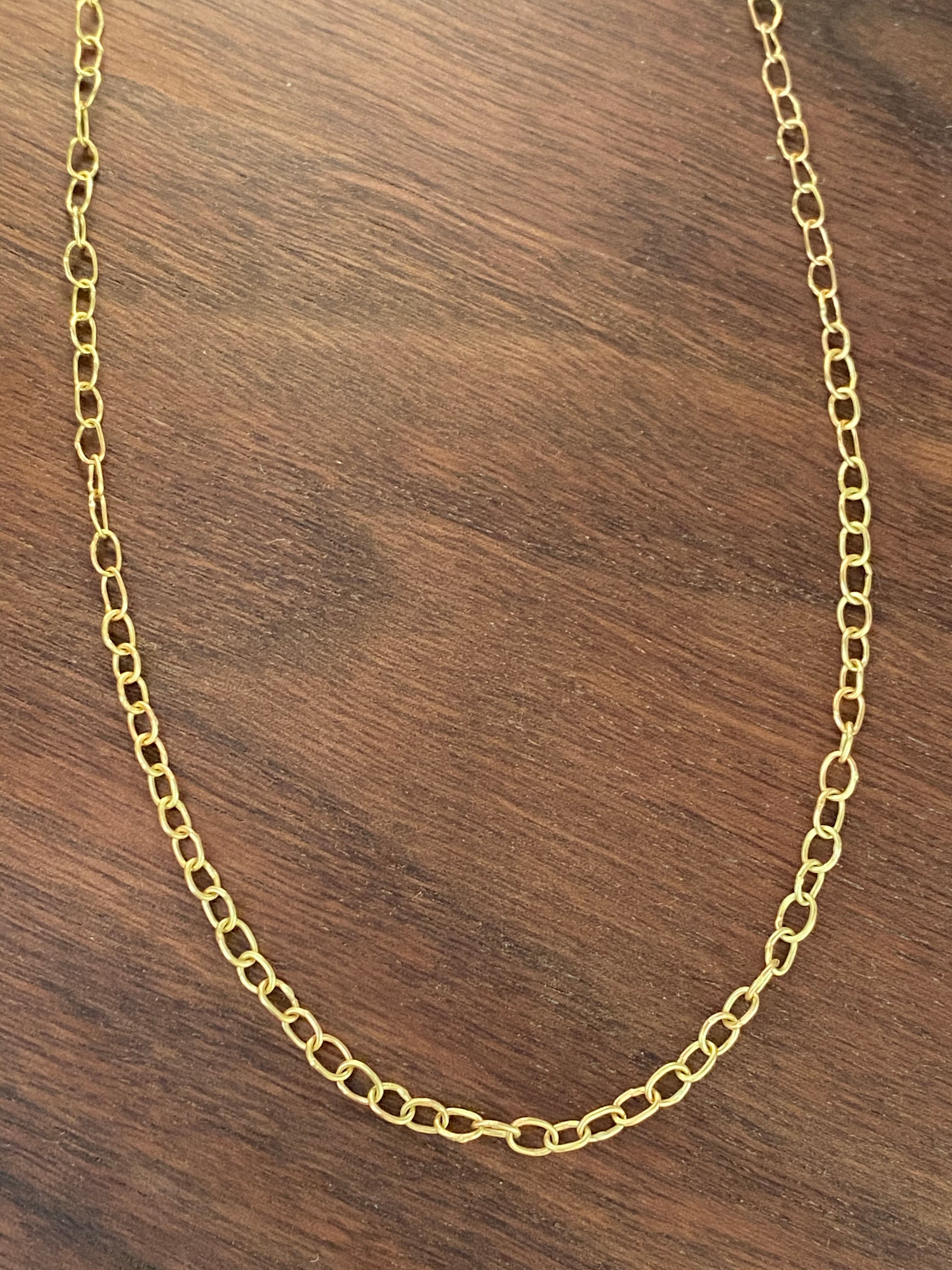 Siedra Loeffler- Petite Oval Handmade Chain Necklace