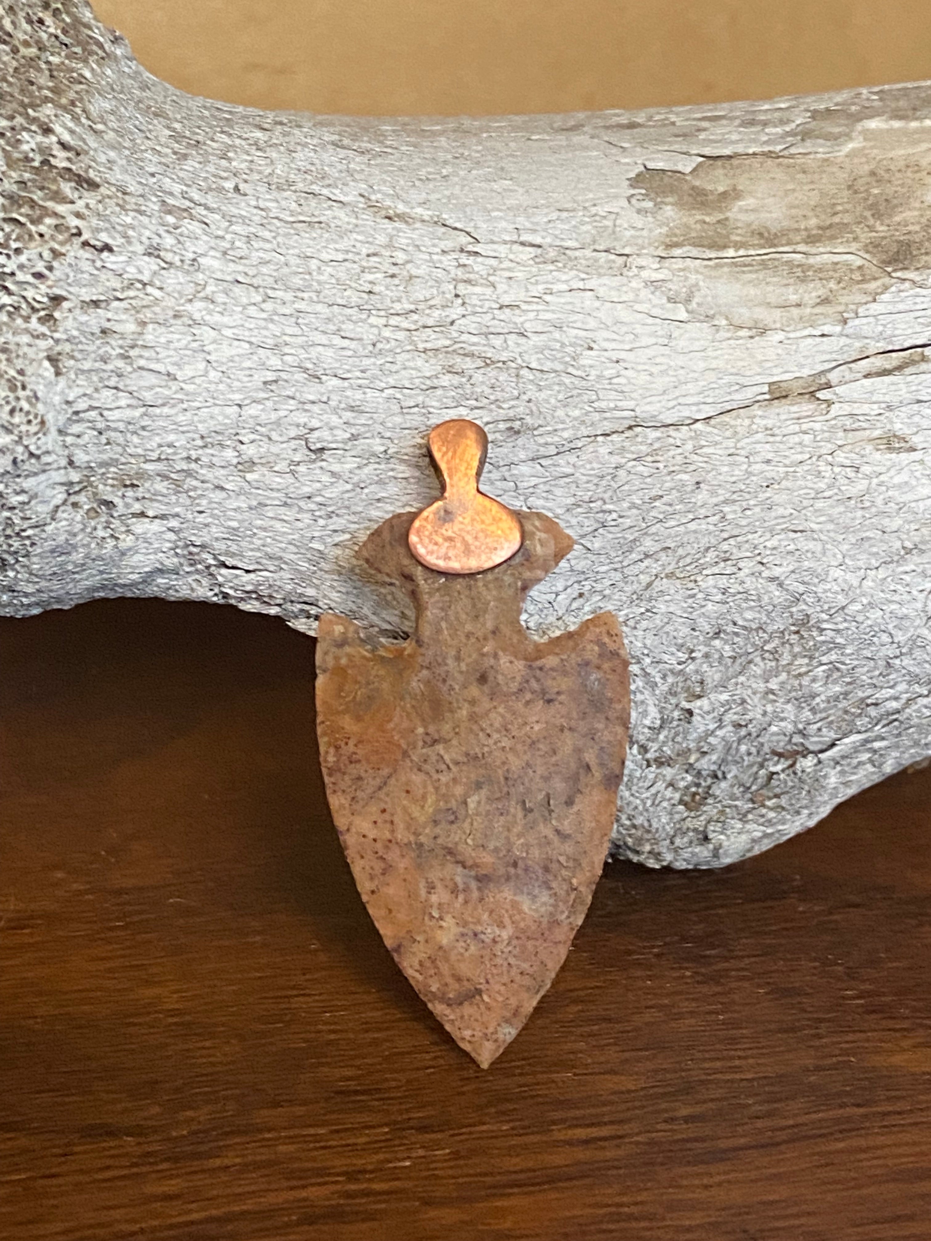 Jake Castor- Jasper Arrowhead Pendant