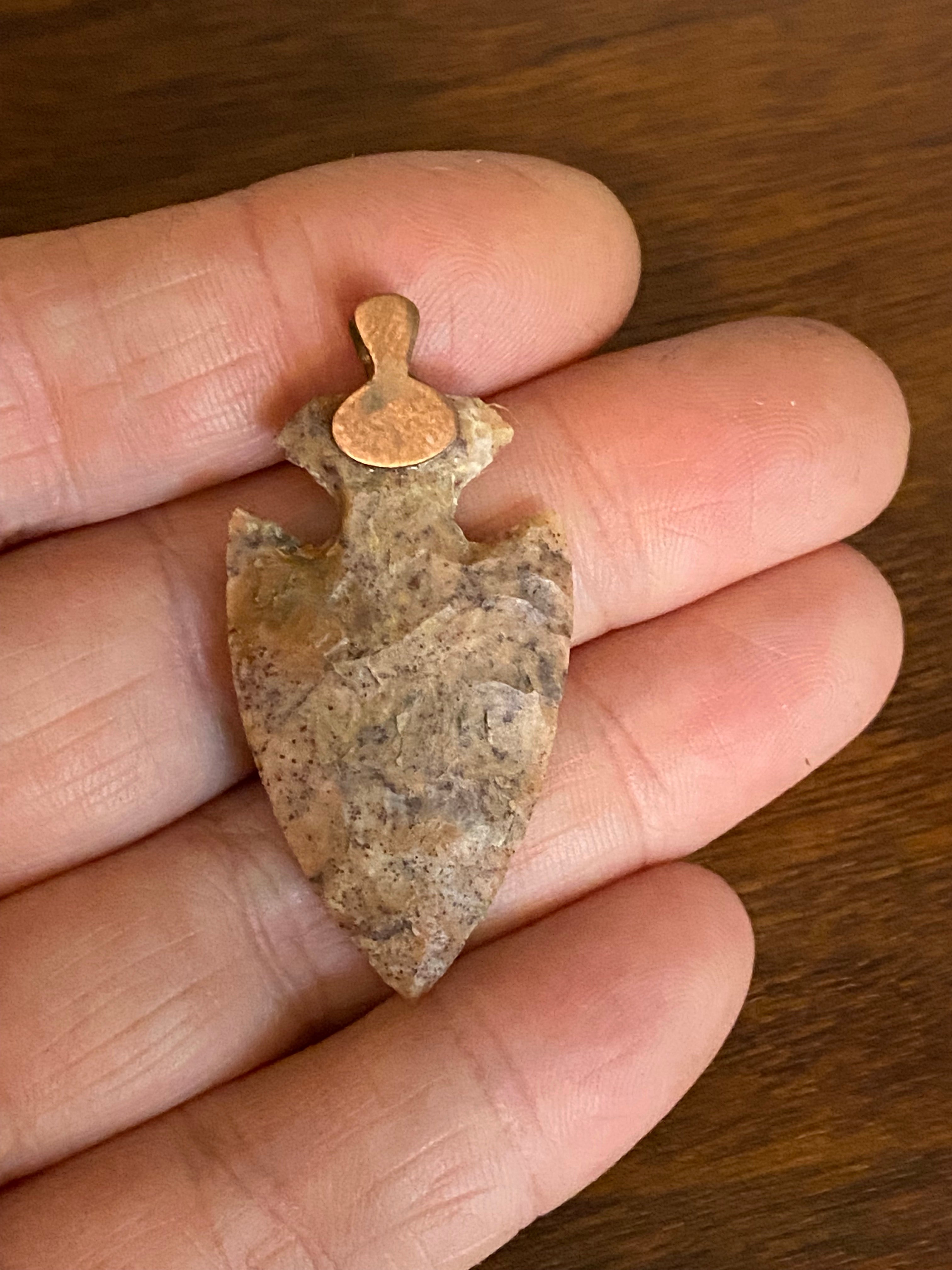 Jake Castor- Jasper Arrowhead Pendant