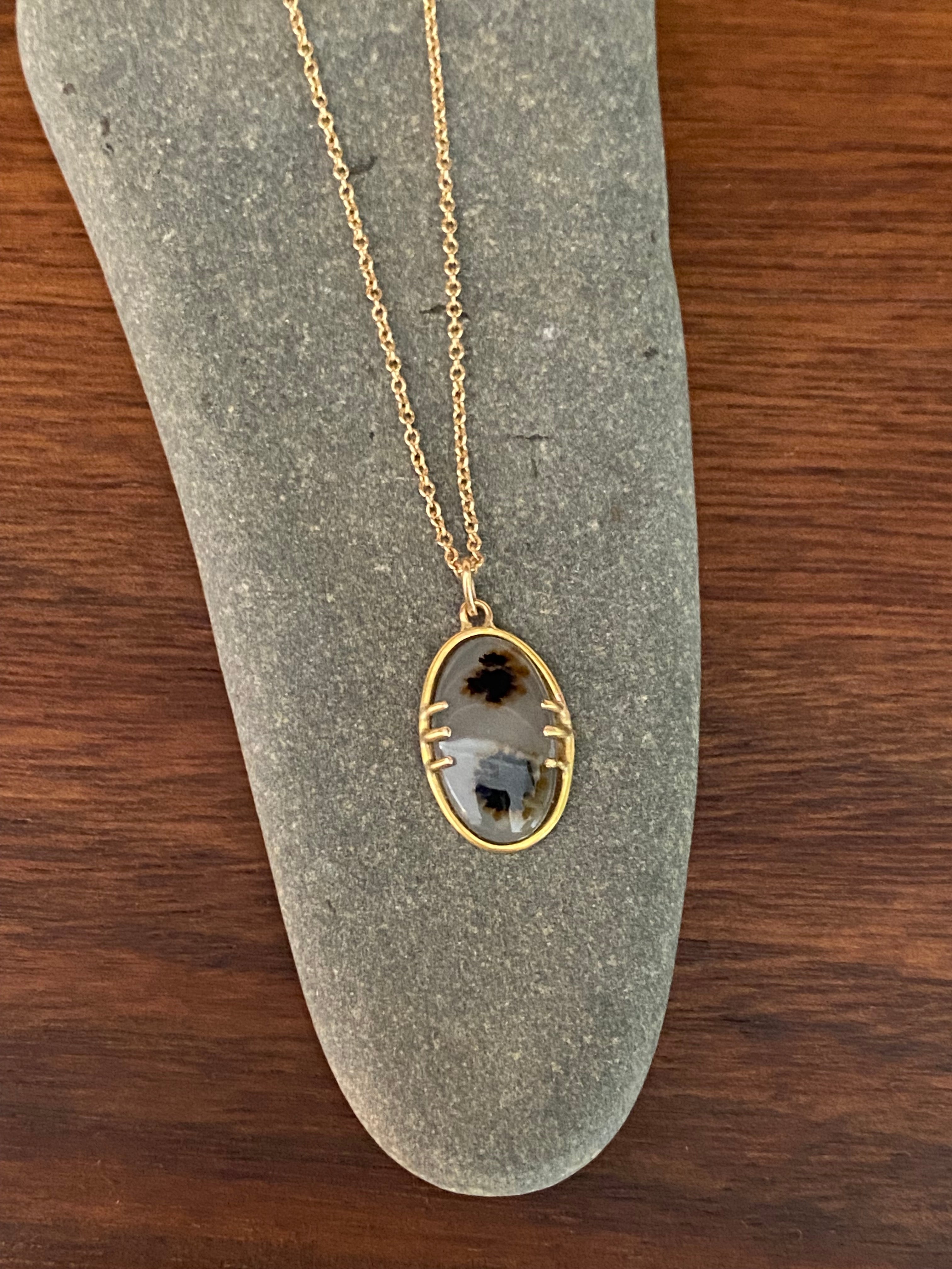 Koedyker Crafter- Dendritic Agate Necklace