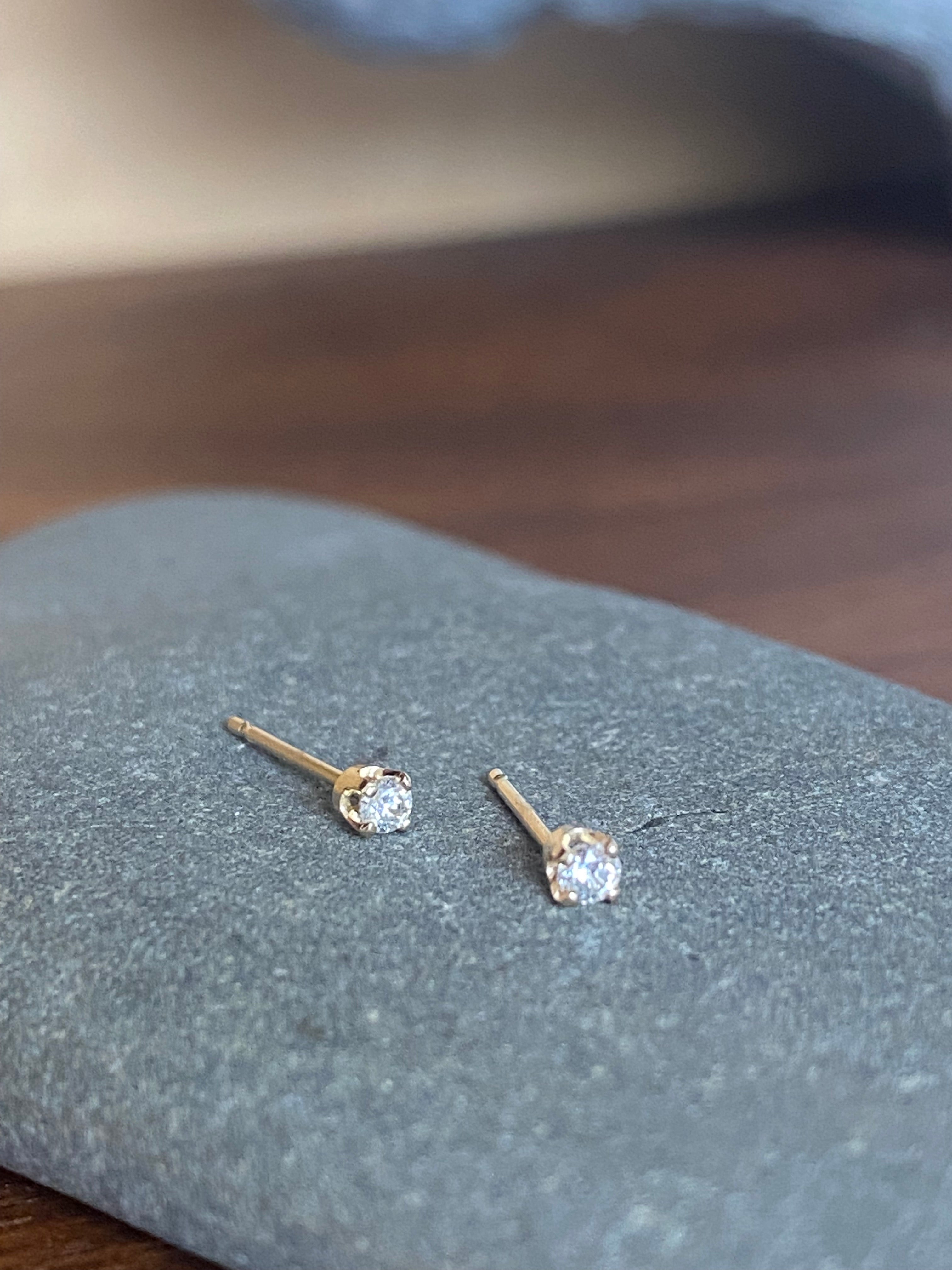 Luana Coonen- Petite Diamond Stud Earrings