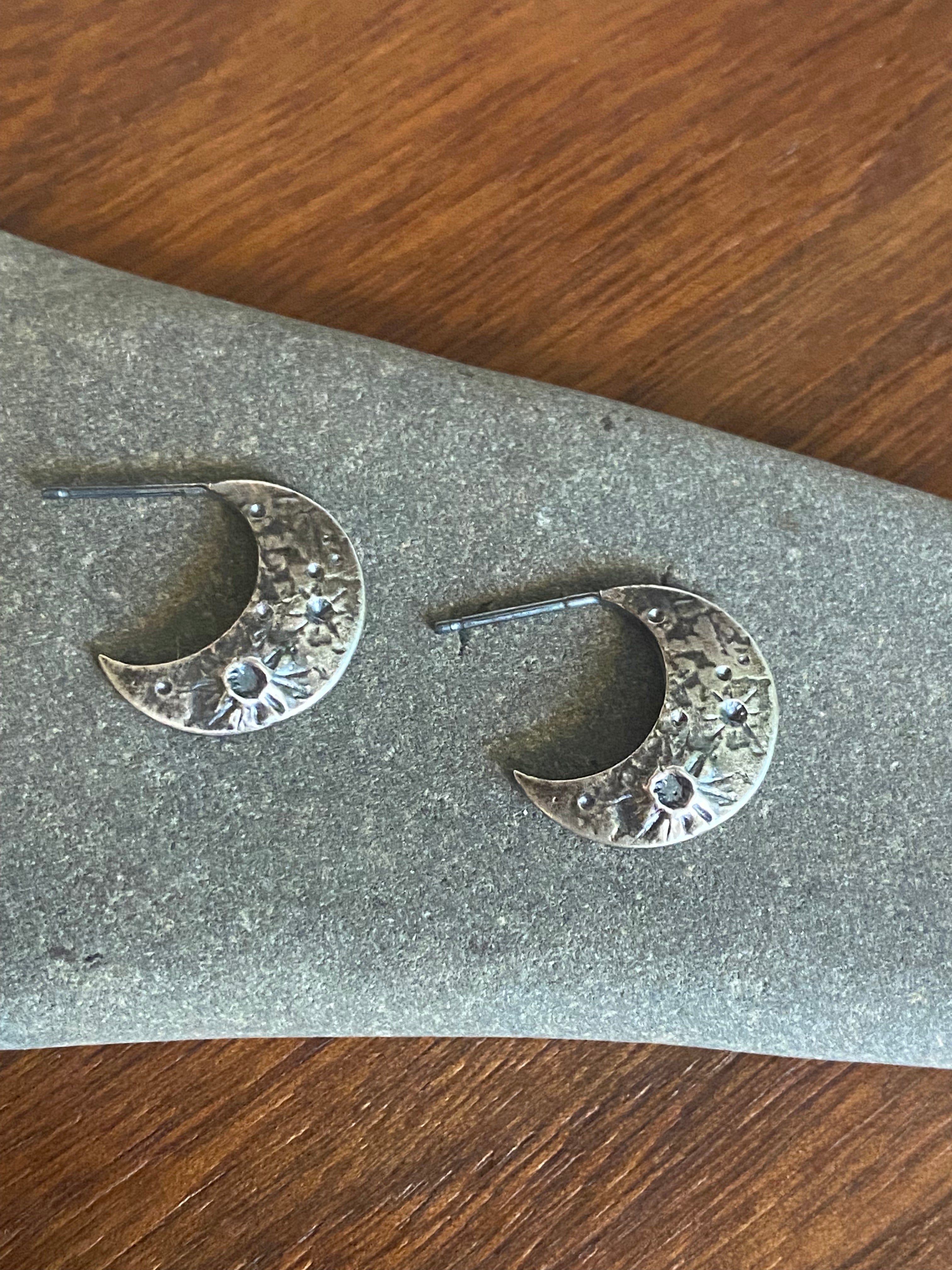 Luana Coonen- Mahina Moon Hoop Earring