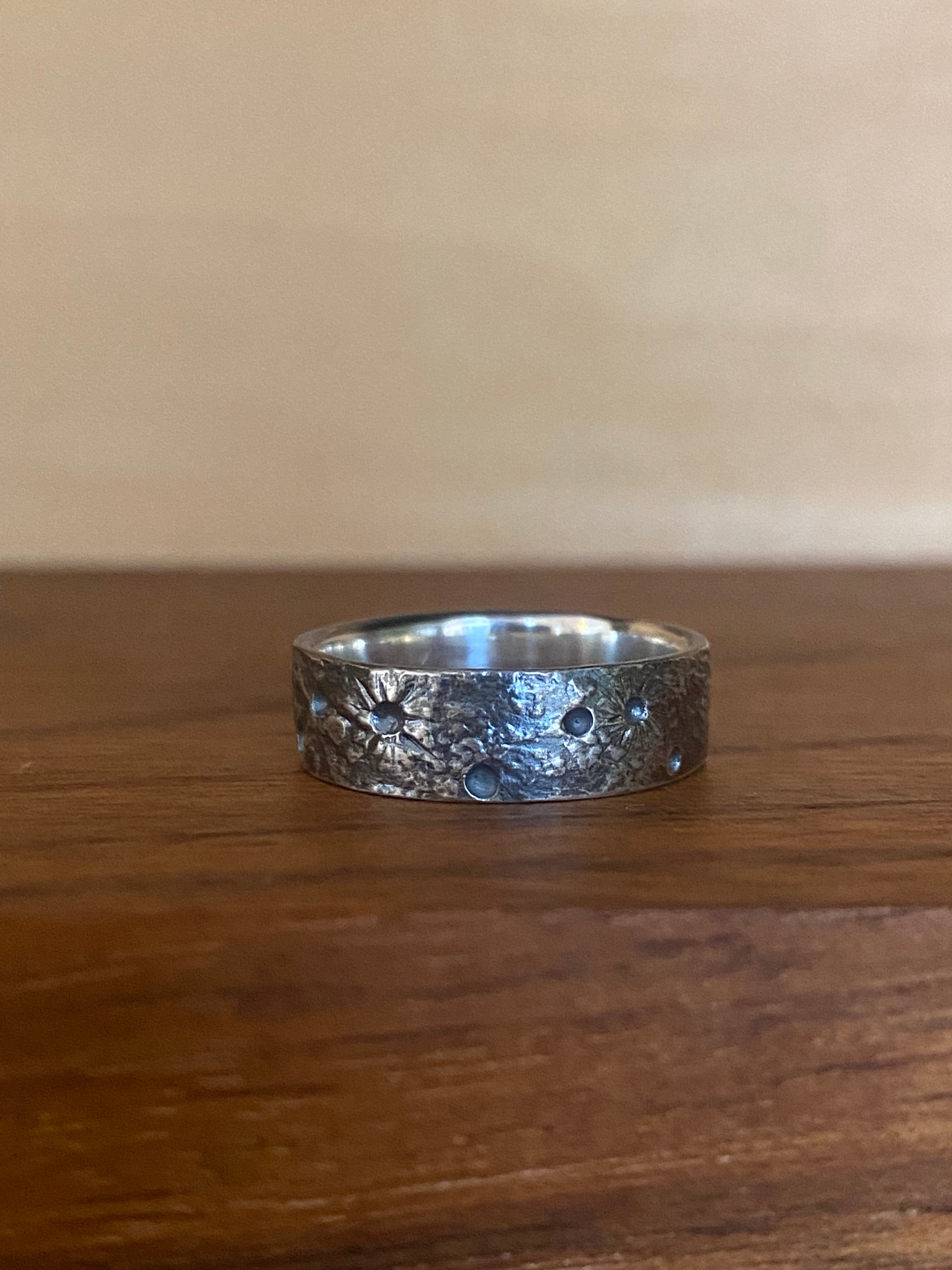 Luana Coonen- Moon Texture Ring Band
