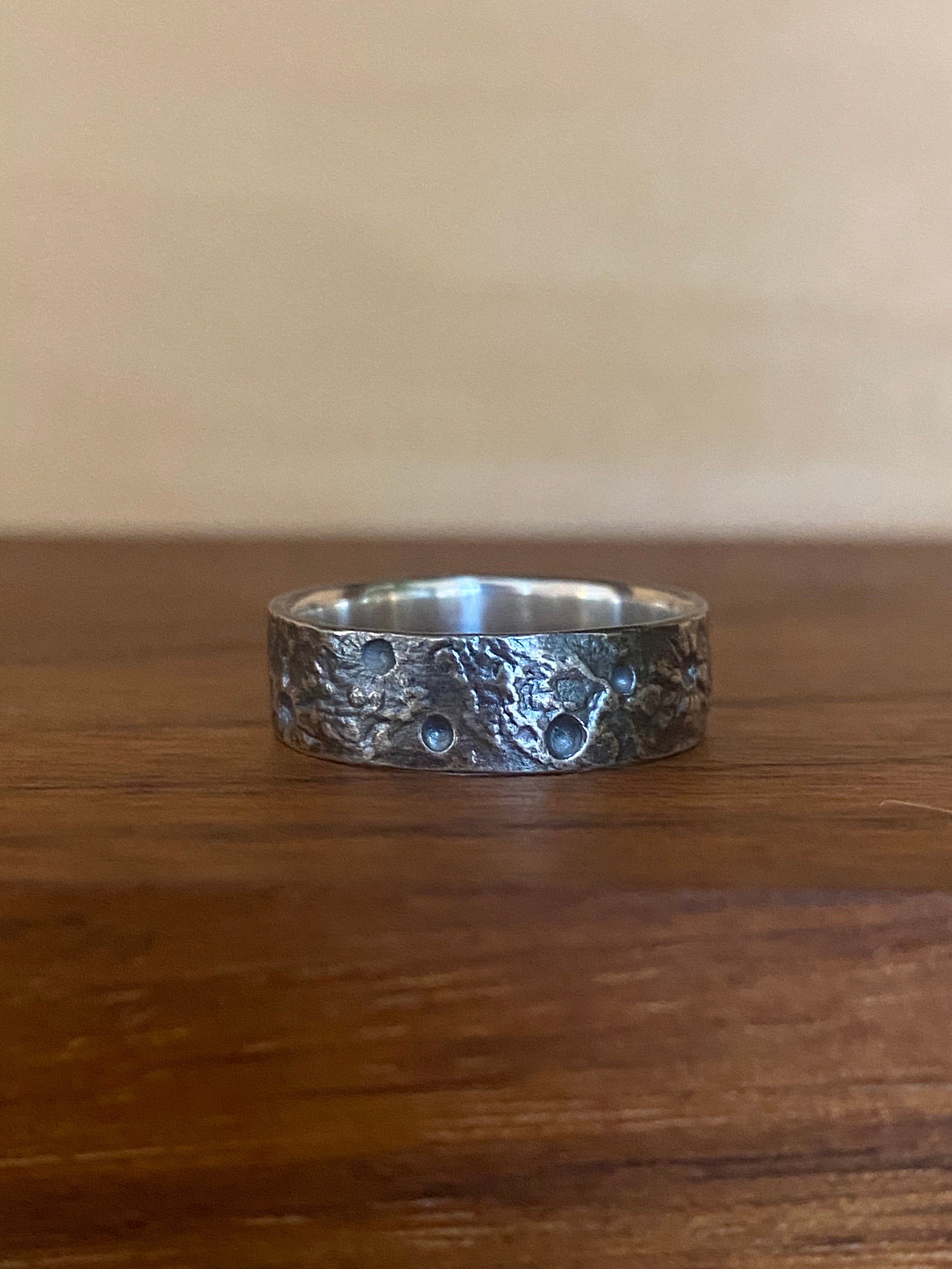 Luana Coonen- Moon Texture Ring Band