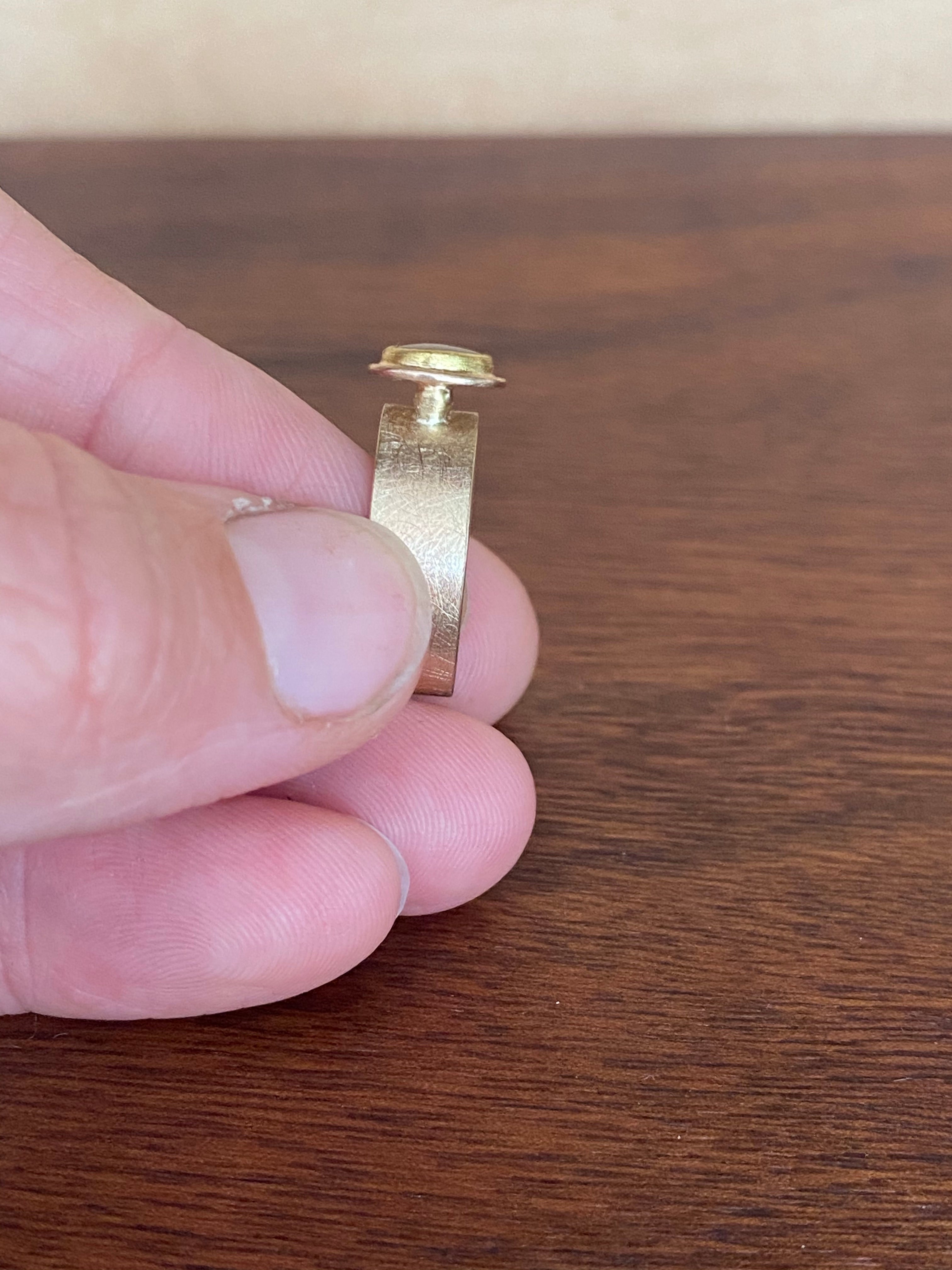 M. Rose Studio- Tourmaline Eye Ring