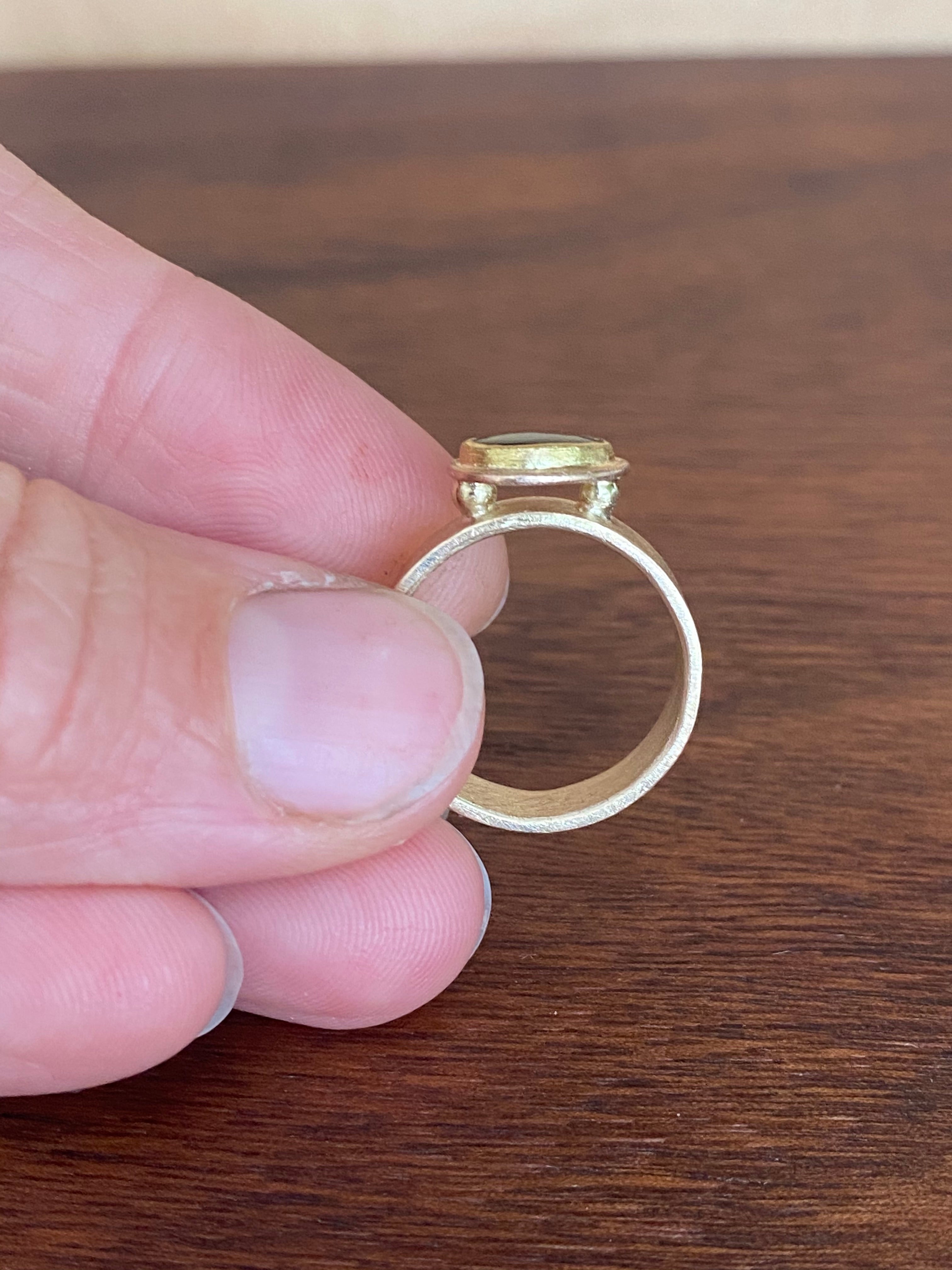 M. Rose Studio- Tourmaline Eye Ring