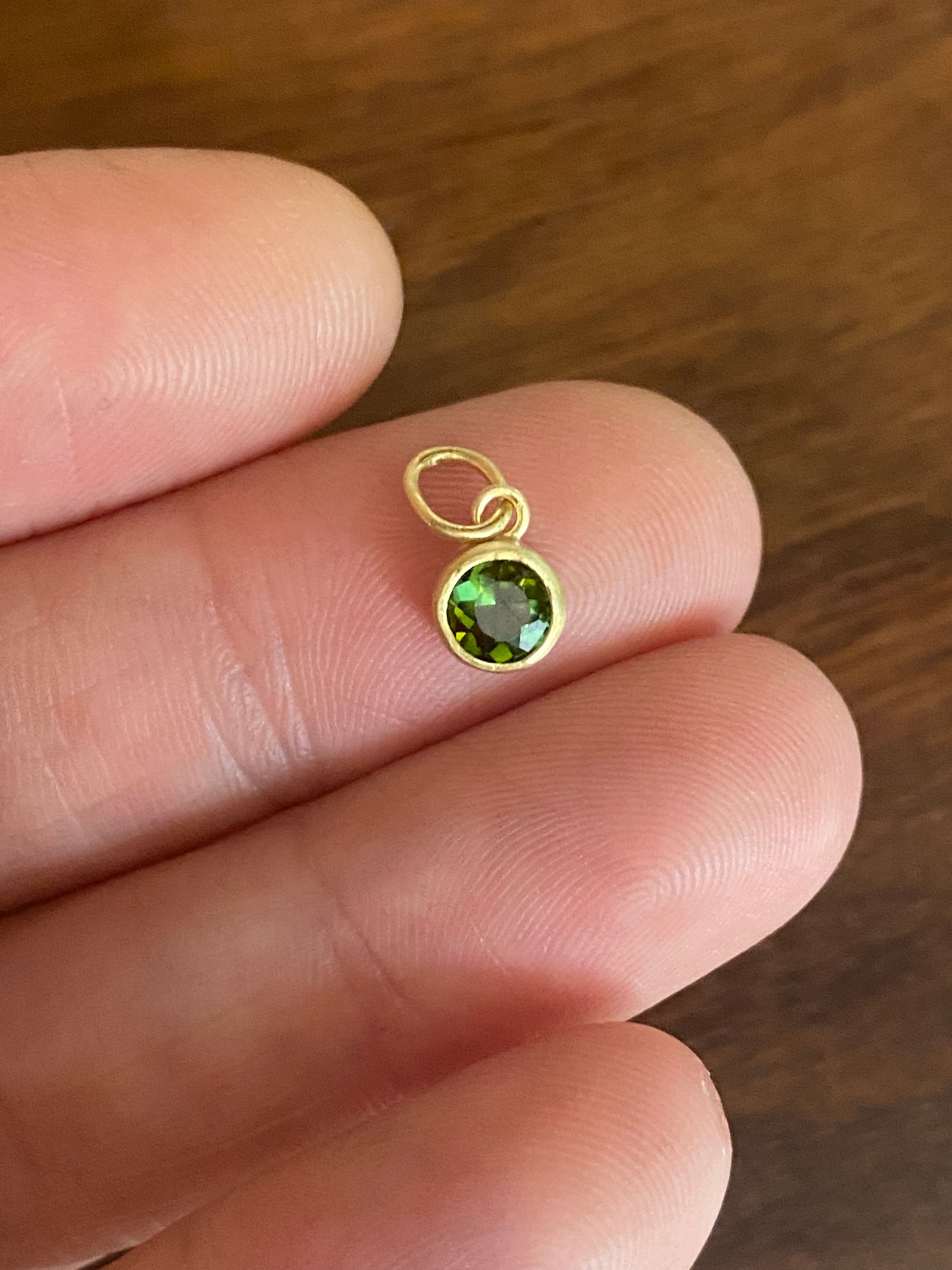 Monica Marcella- Maine Green Tourmaline Pendant