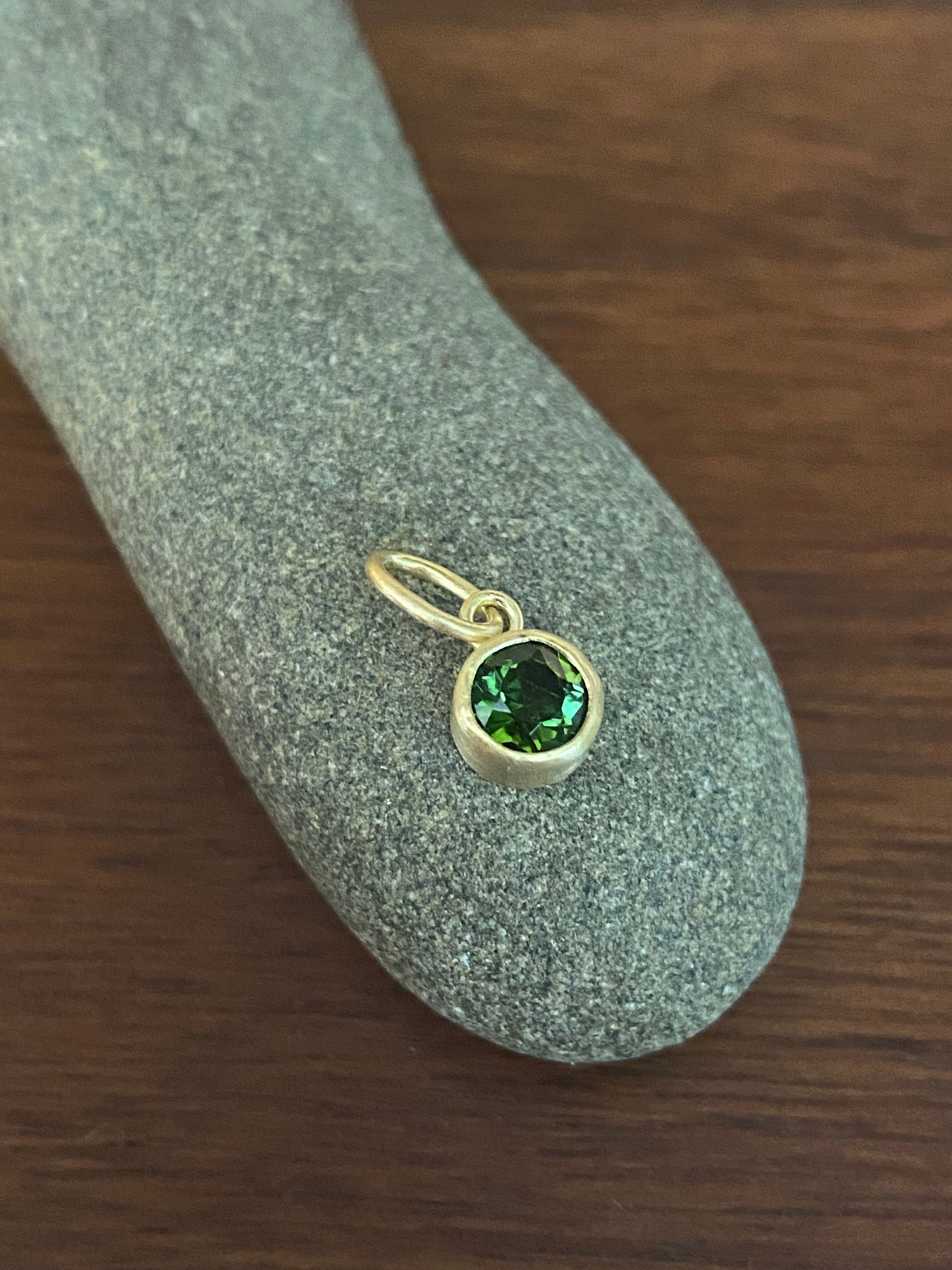 Monica Marcella- Maine Green Tourmaline Pendant