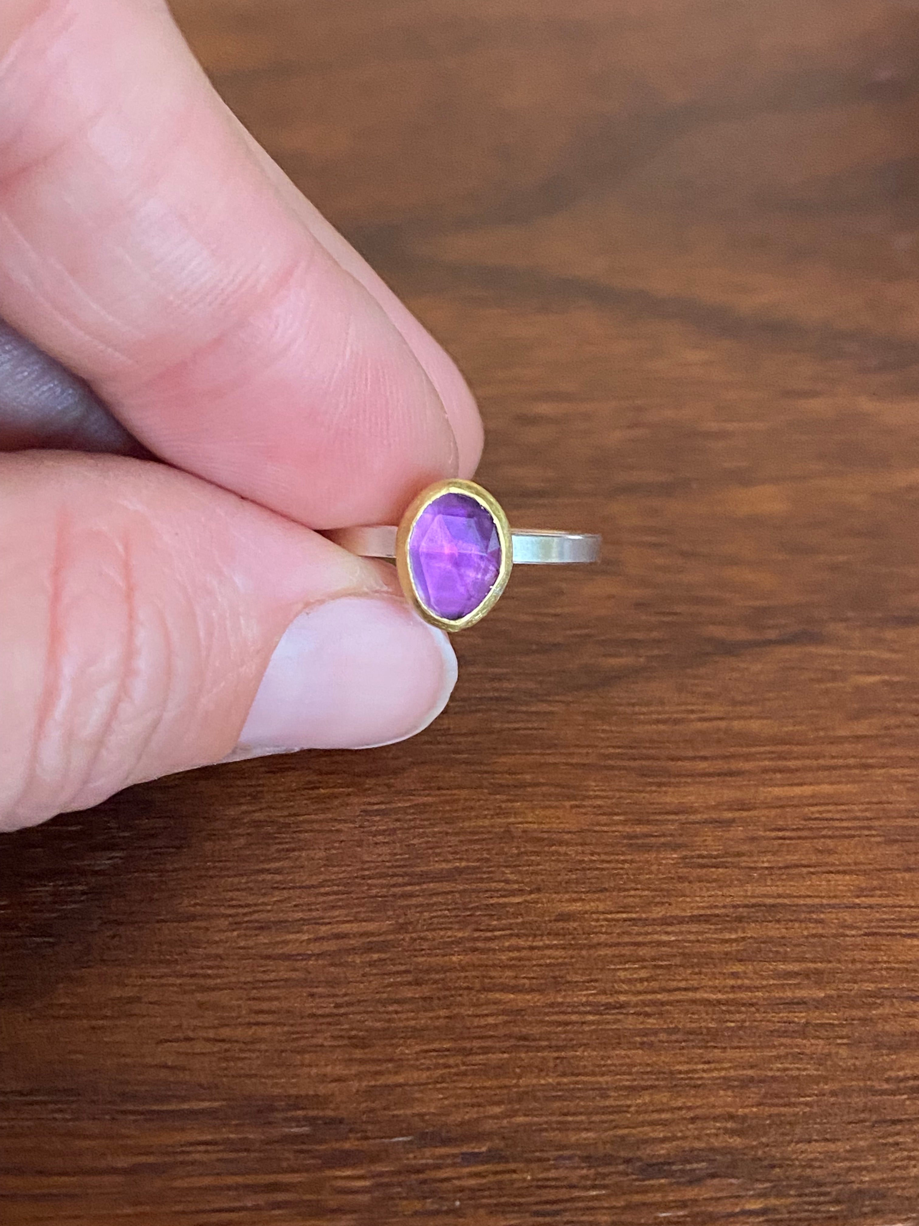 Sam Woehrmann- Oval Amethyst Ring