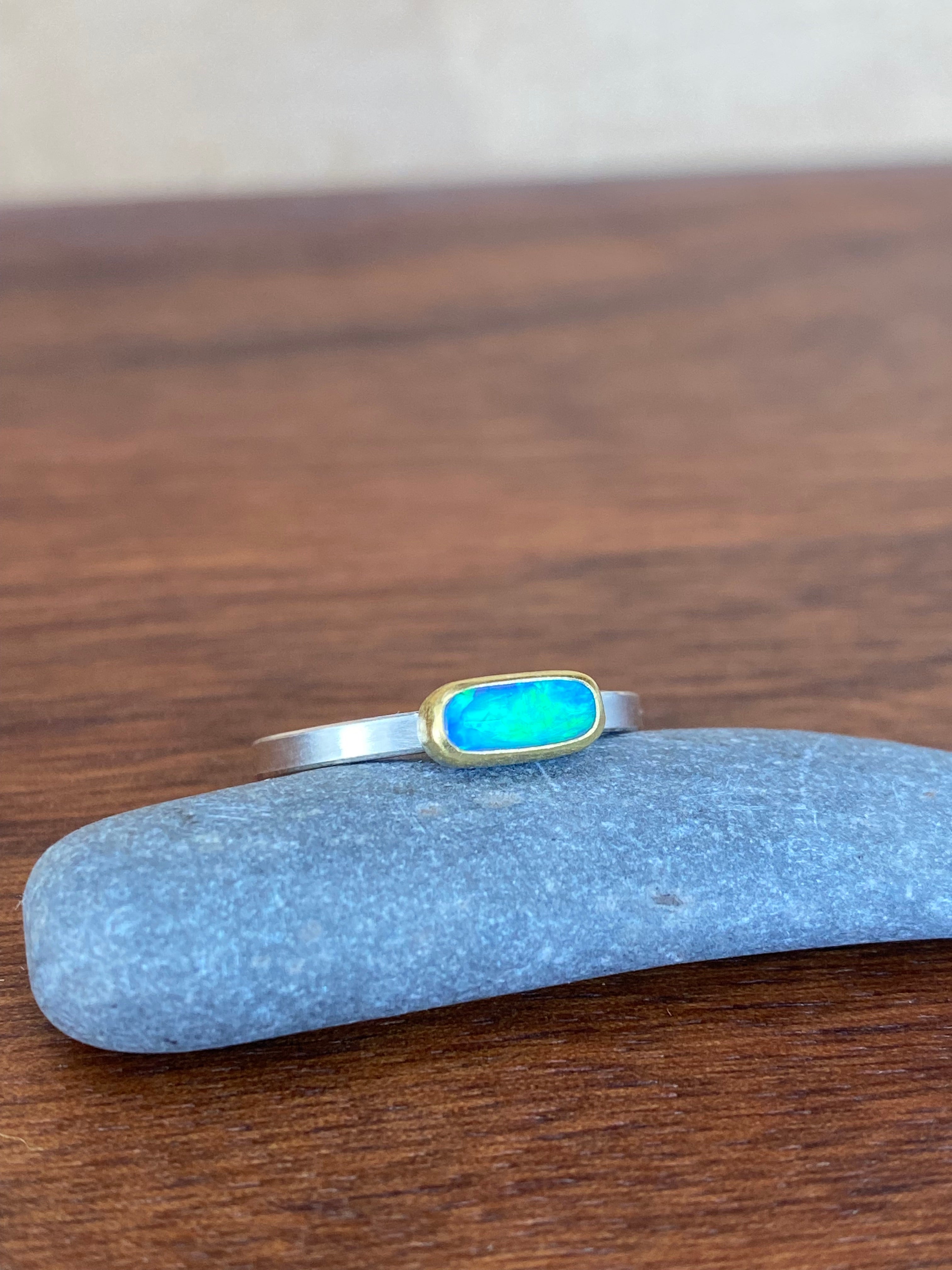 Sam Woehrmann- East-to-West Opal Ring
