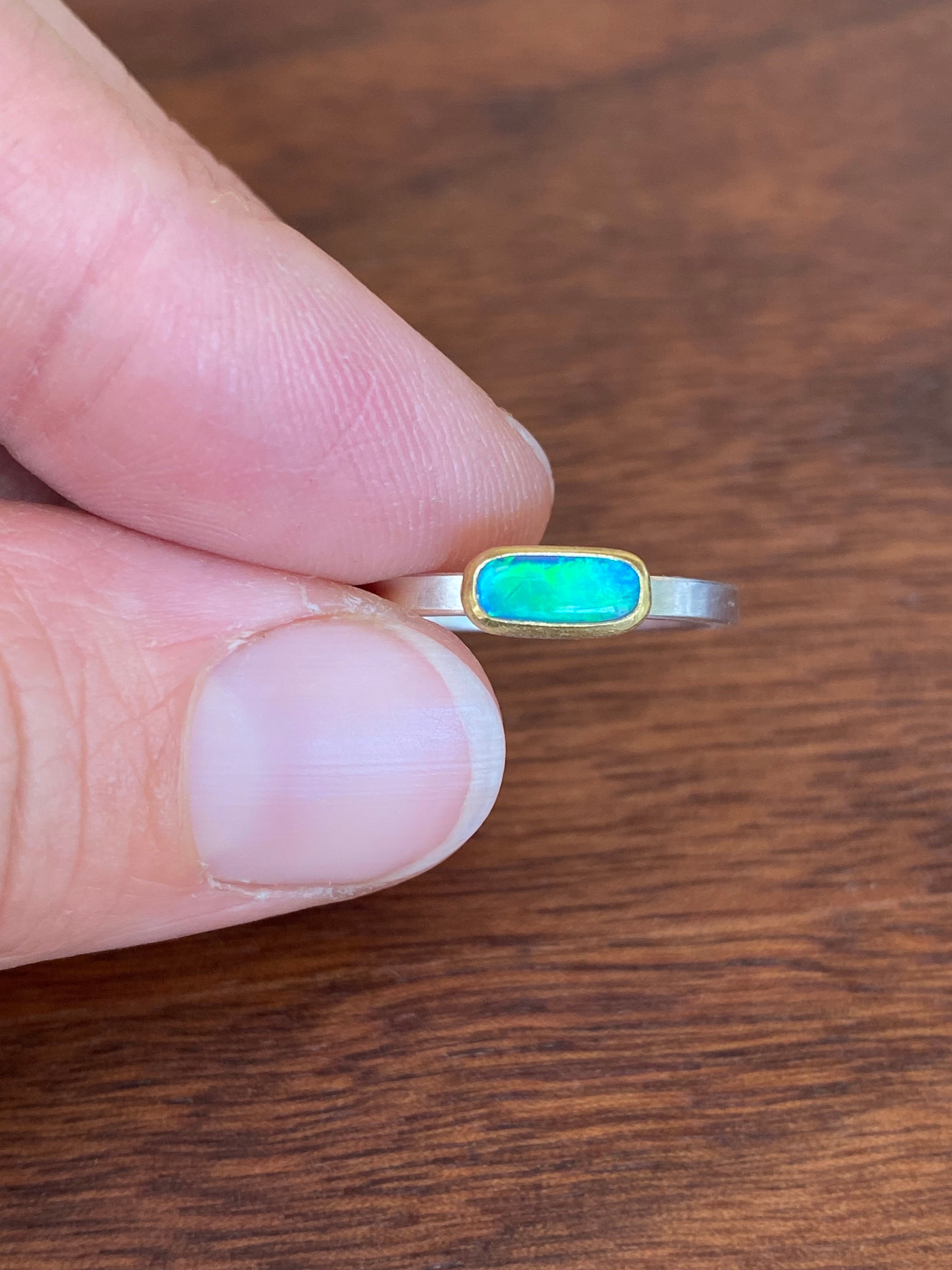 Sam Woehrmann- East-to-West Opal Ring