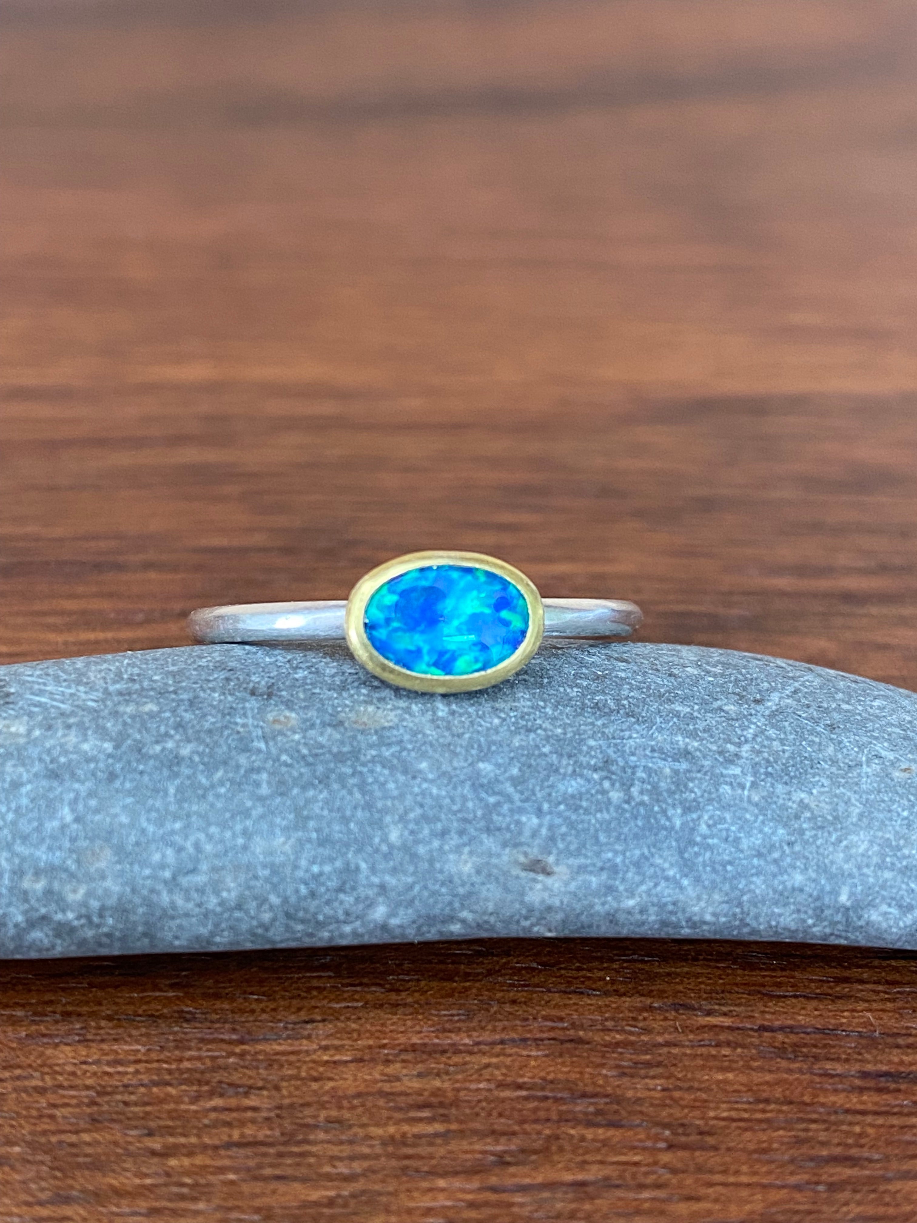 Sam Woehrmann- Oval Ancients17 Opal Ring