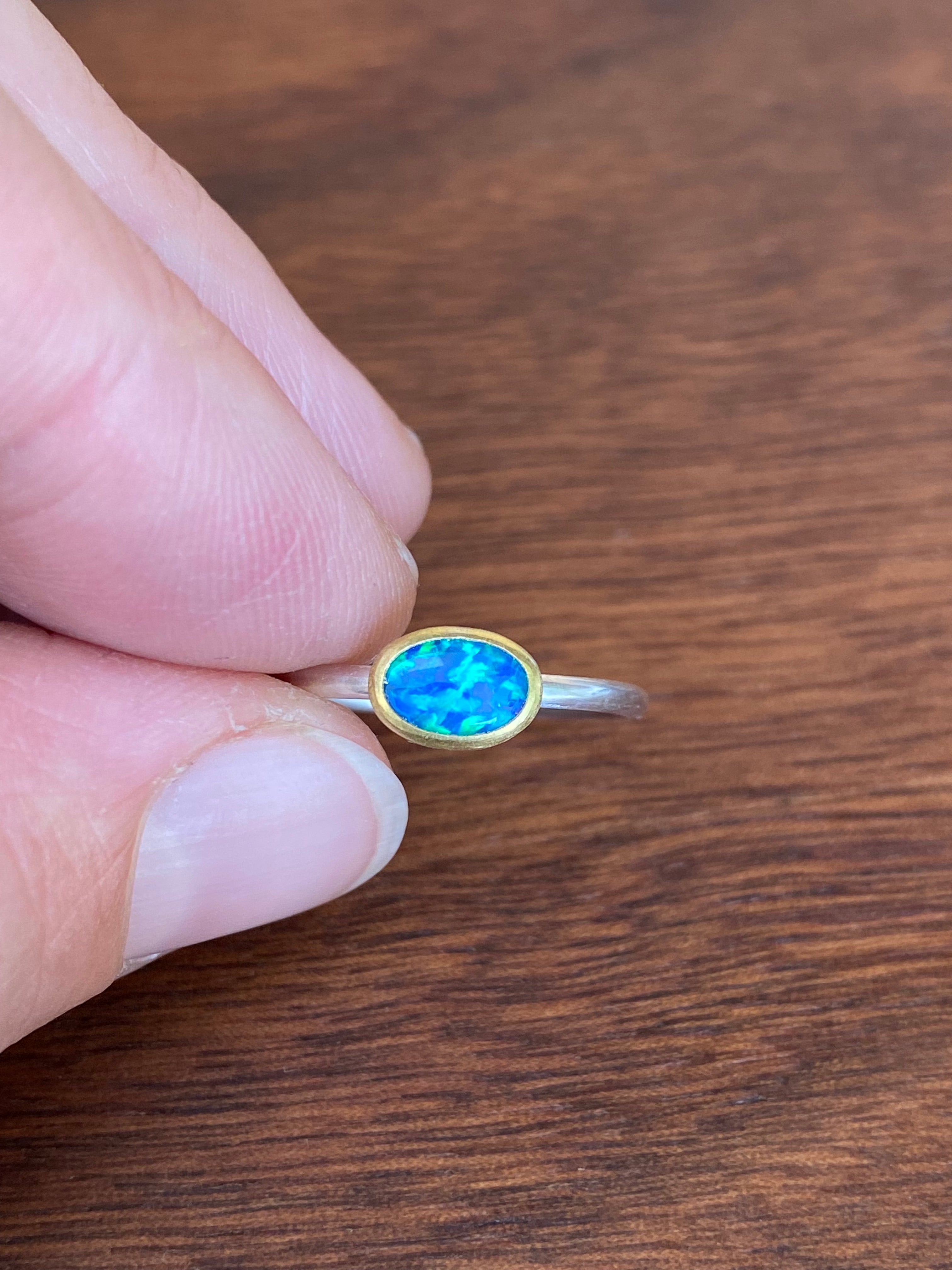 Sam Woehrmann- Oval Ancients17 Opal Ring
