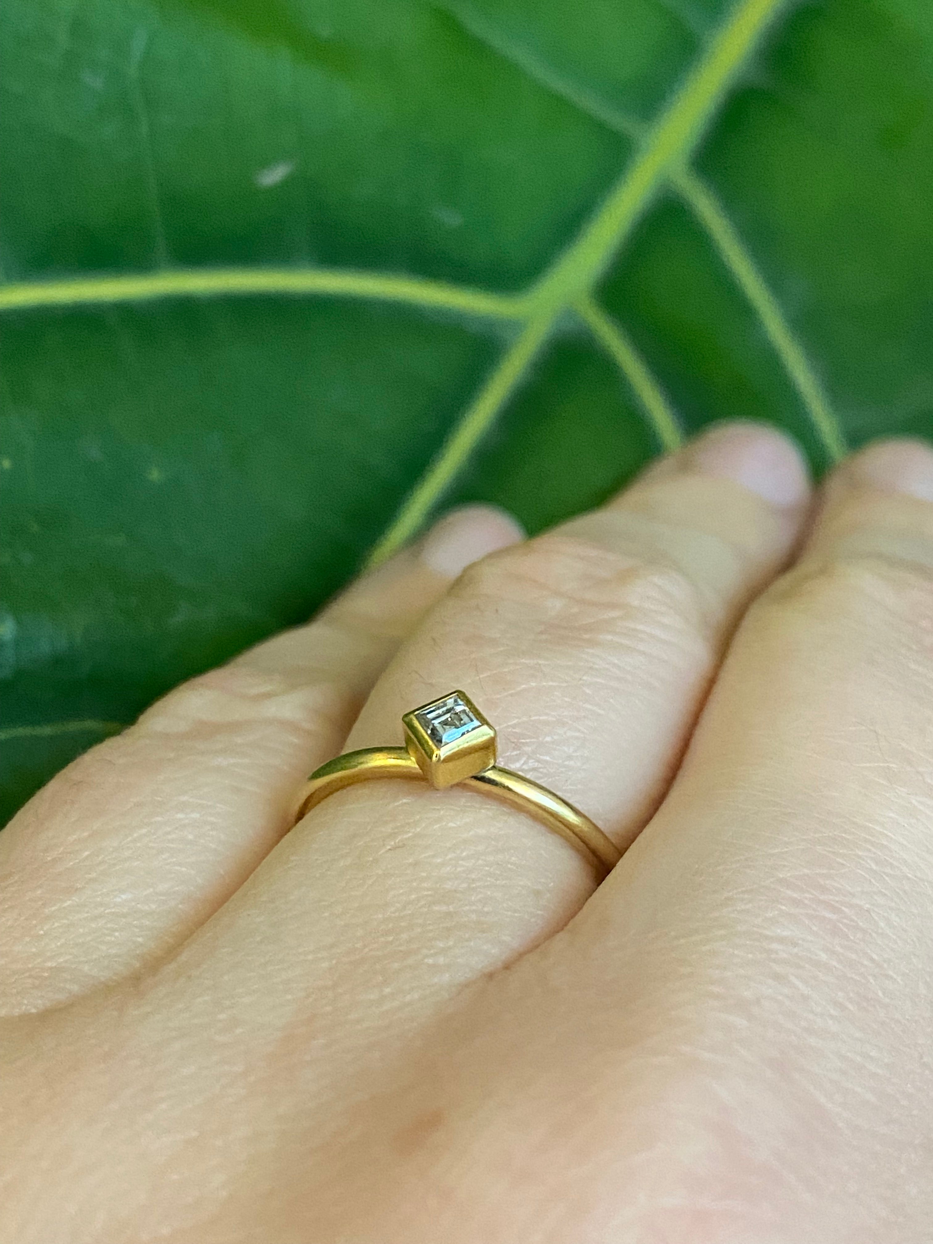 Sam Woehrmann- Petite Square Diamond Ring