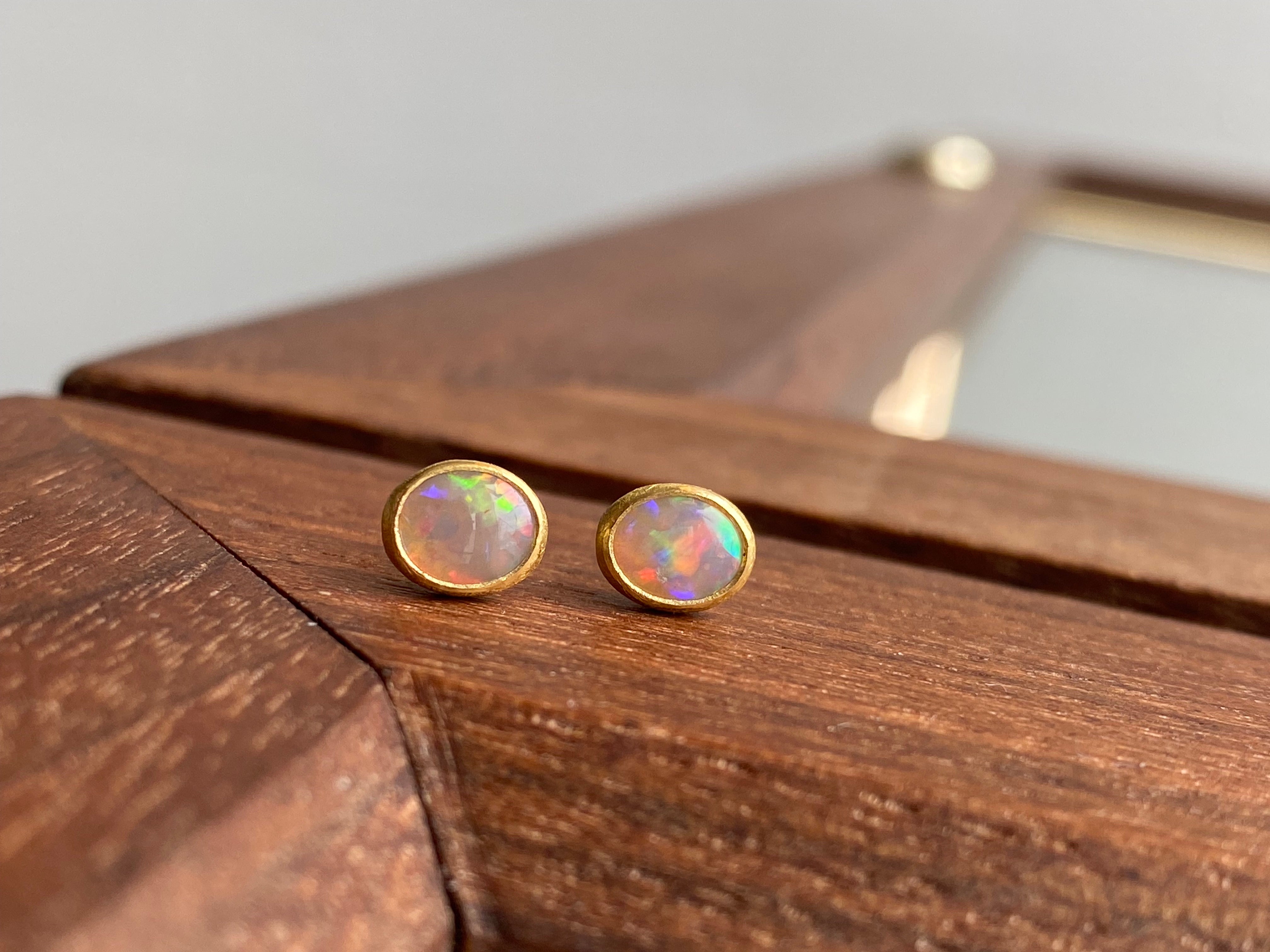 Siedra Loeffler- Ancients 17 Opal Stud Earrings