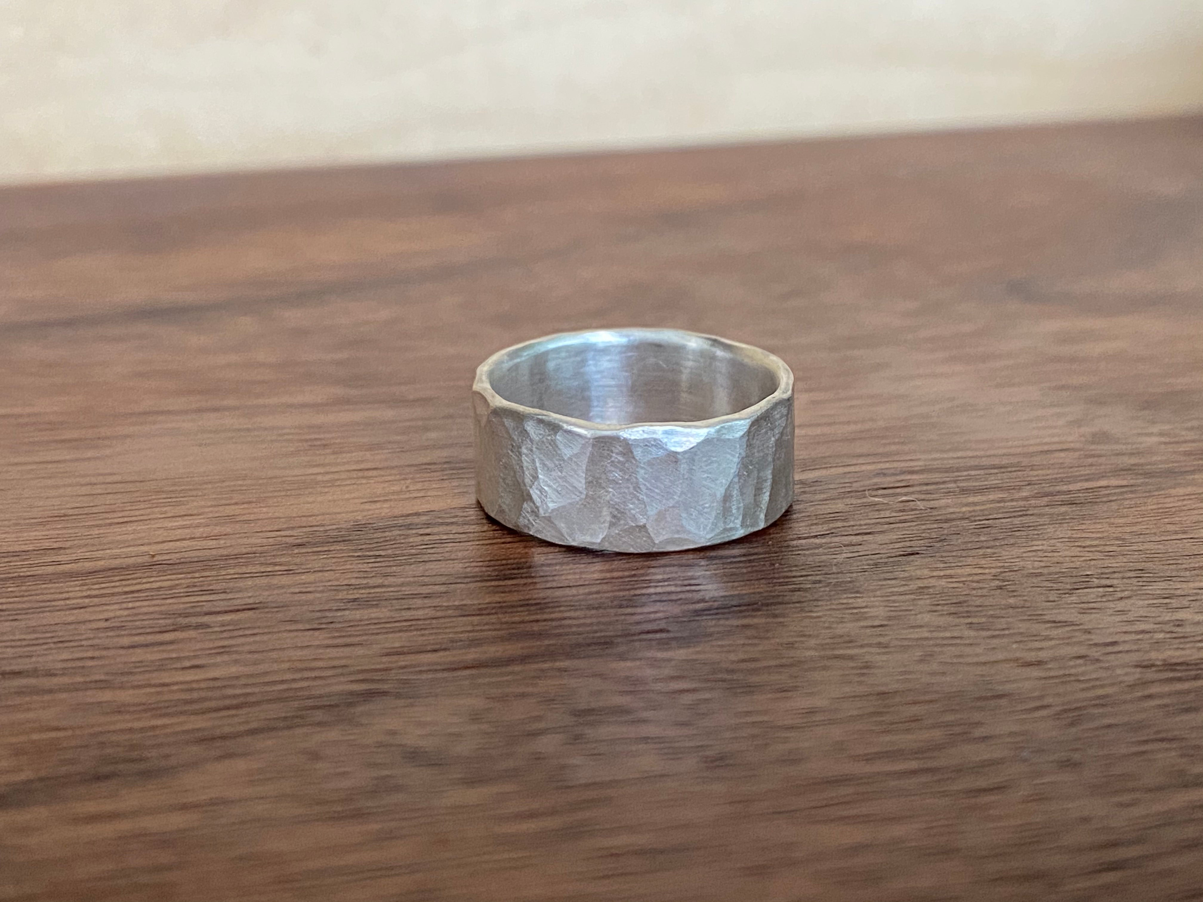 Siedra Loeffler- Hammered Sterling Silver Ring