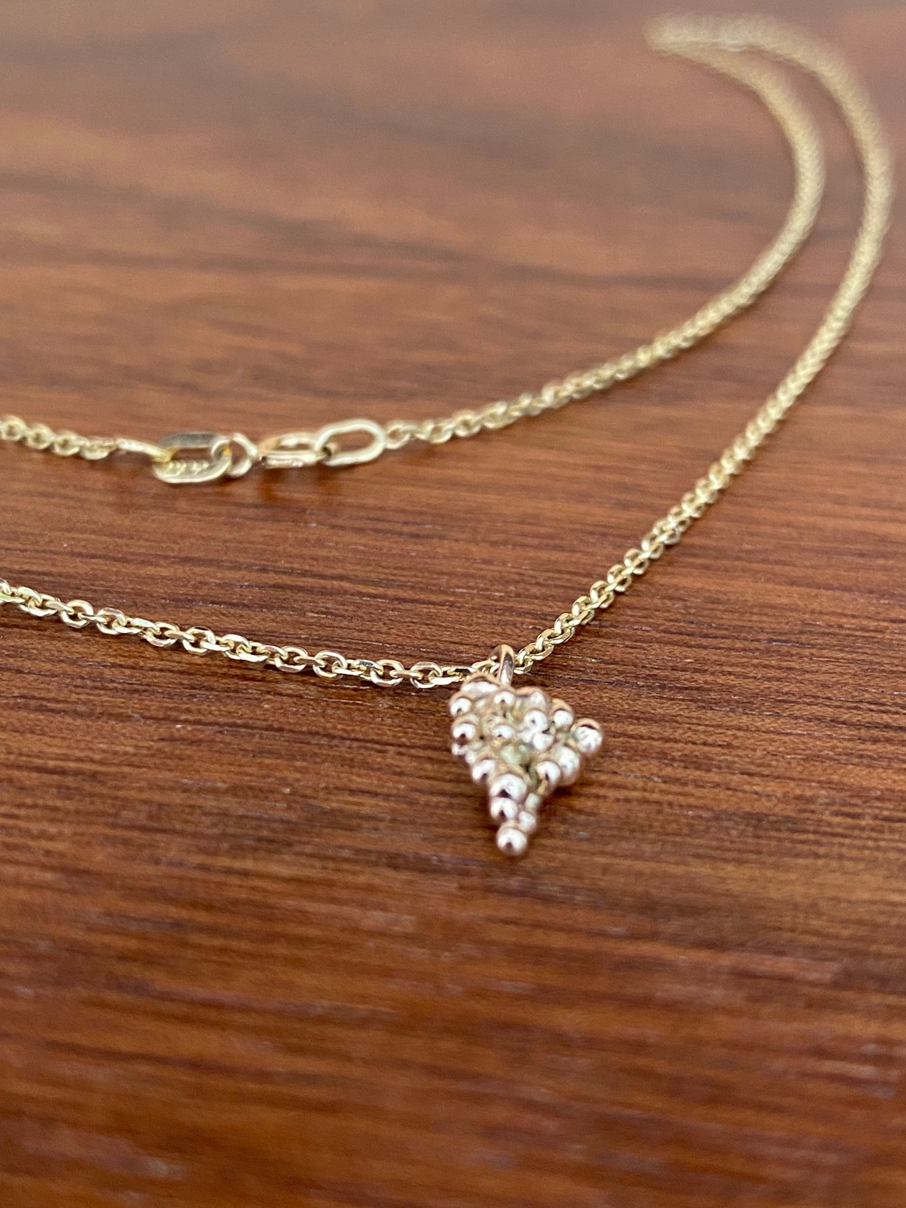 Elle Naz- Gold Cluster Necklace