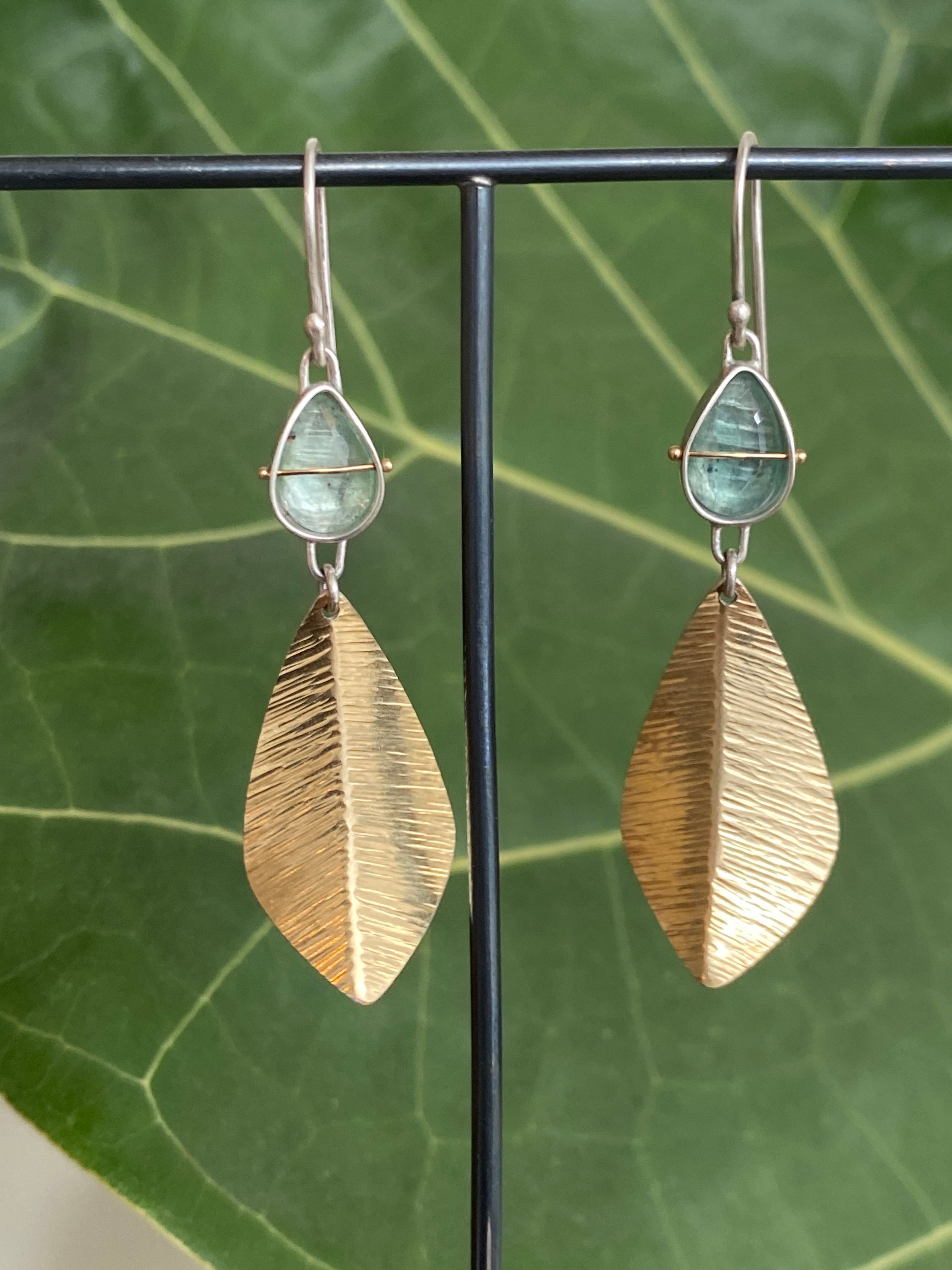 Hilary Finck- Mint Kyanite Earrings