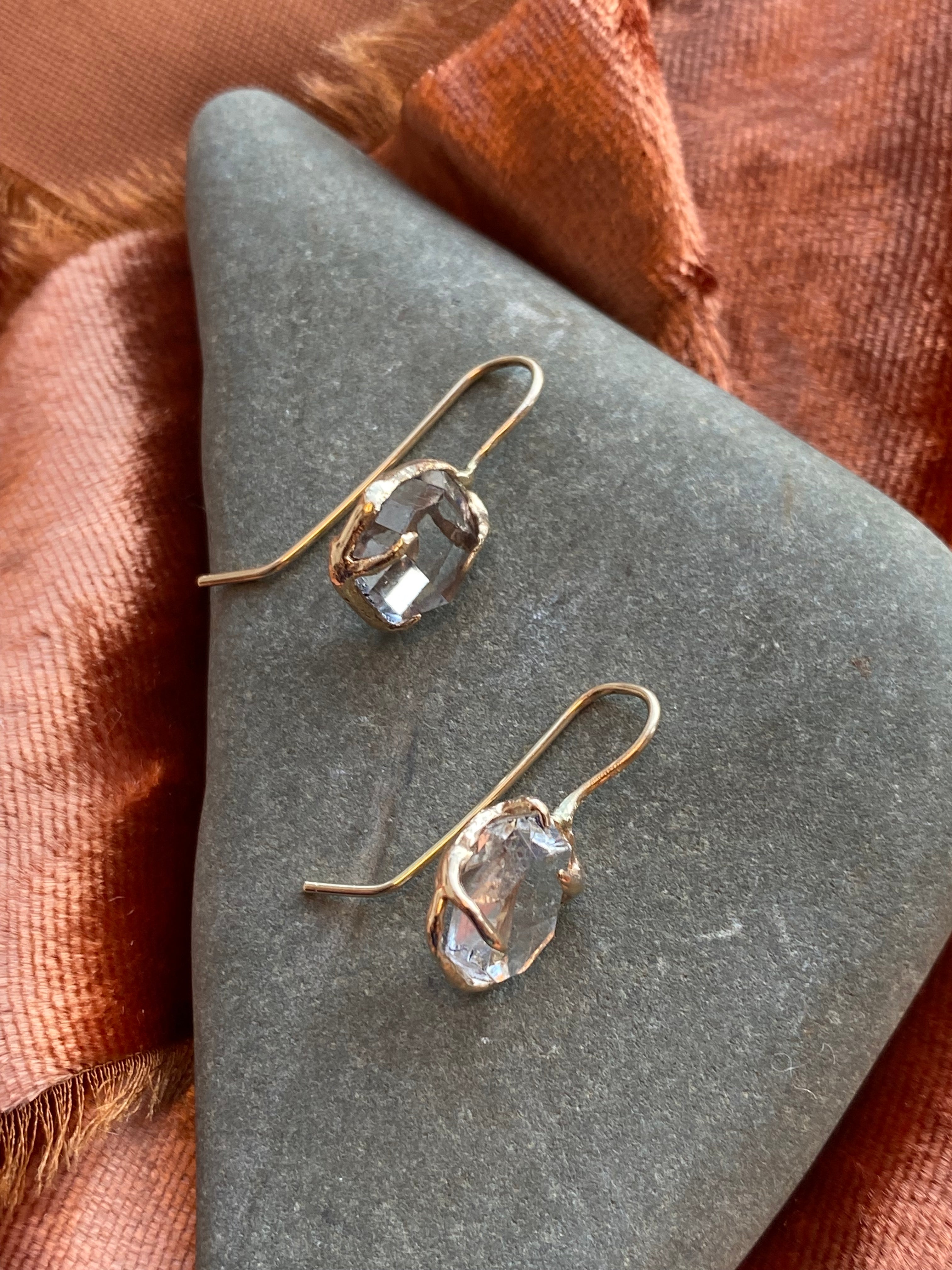 Elle Naz- Herkimer Diamond Earrings