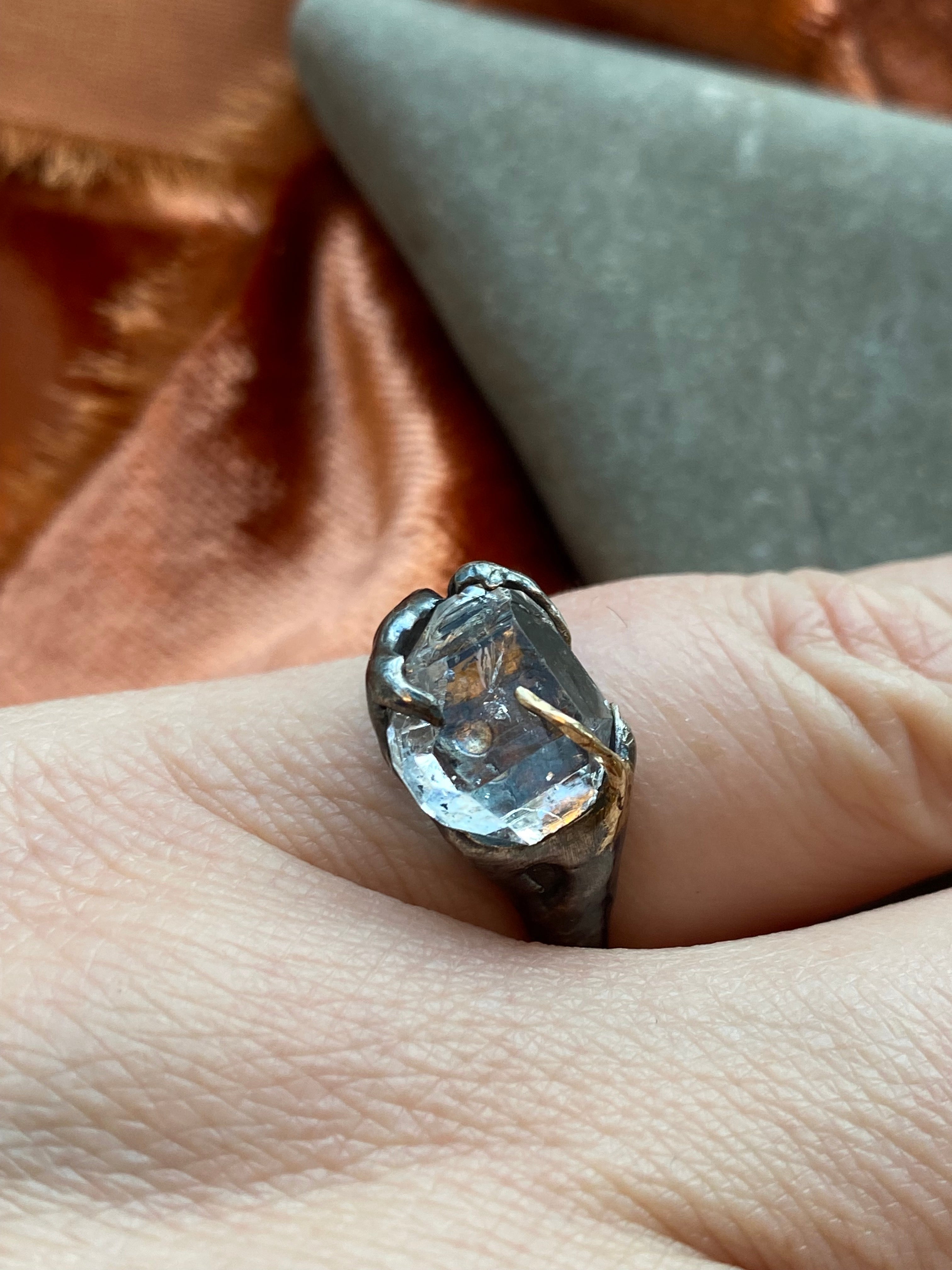 Elle Naz- Herkimer Diamond Ring